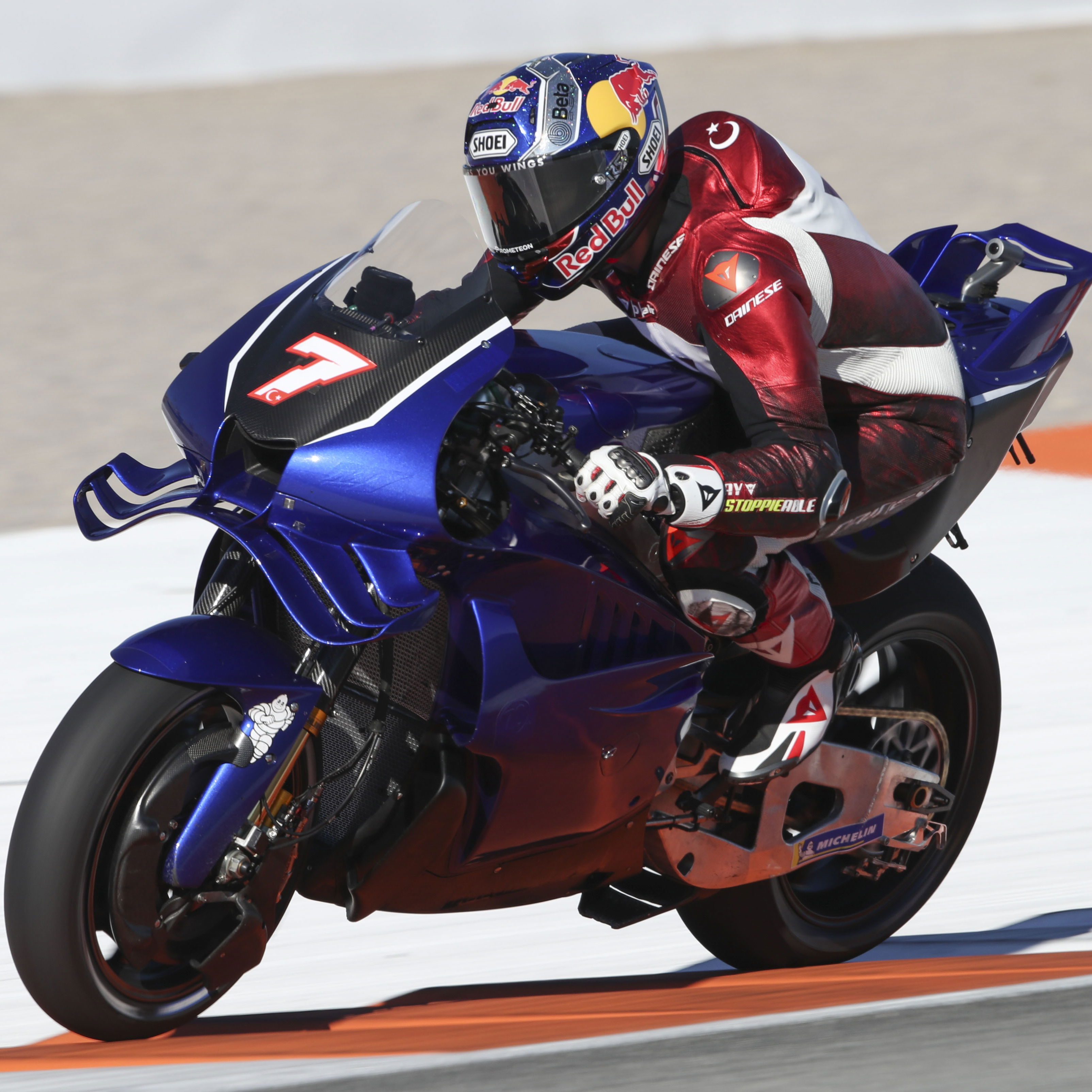 Toprak Razgatlioglu, 2025 MotoGP Valencia Test. Credit: Gold and Goose.