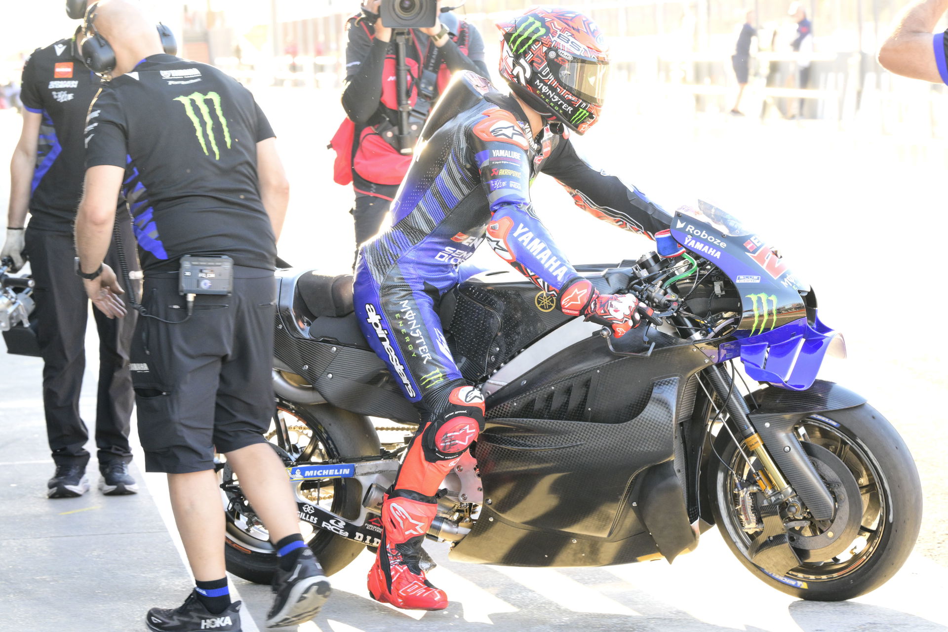 Fabio Quartararo, Yamaha Factory Racting, test de Valencia 2025