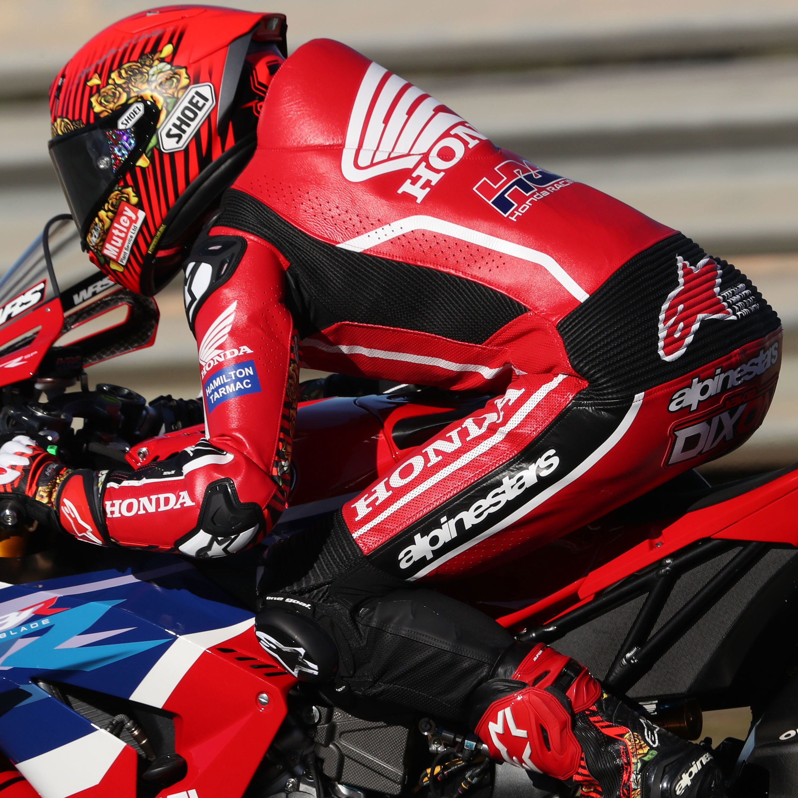 Jake Dixon, November 2025 Jerez WorldSBK Test. Credit: Gold and Goose.