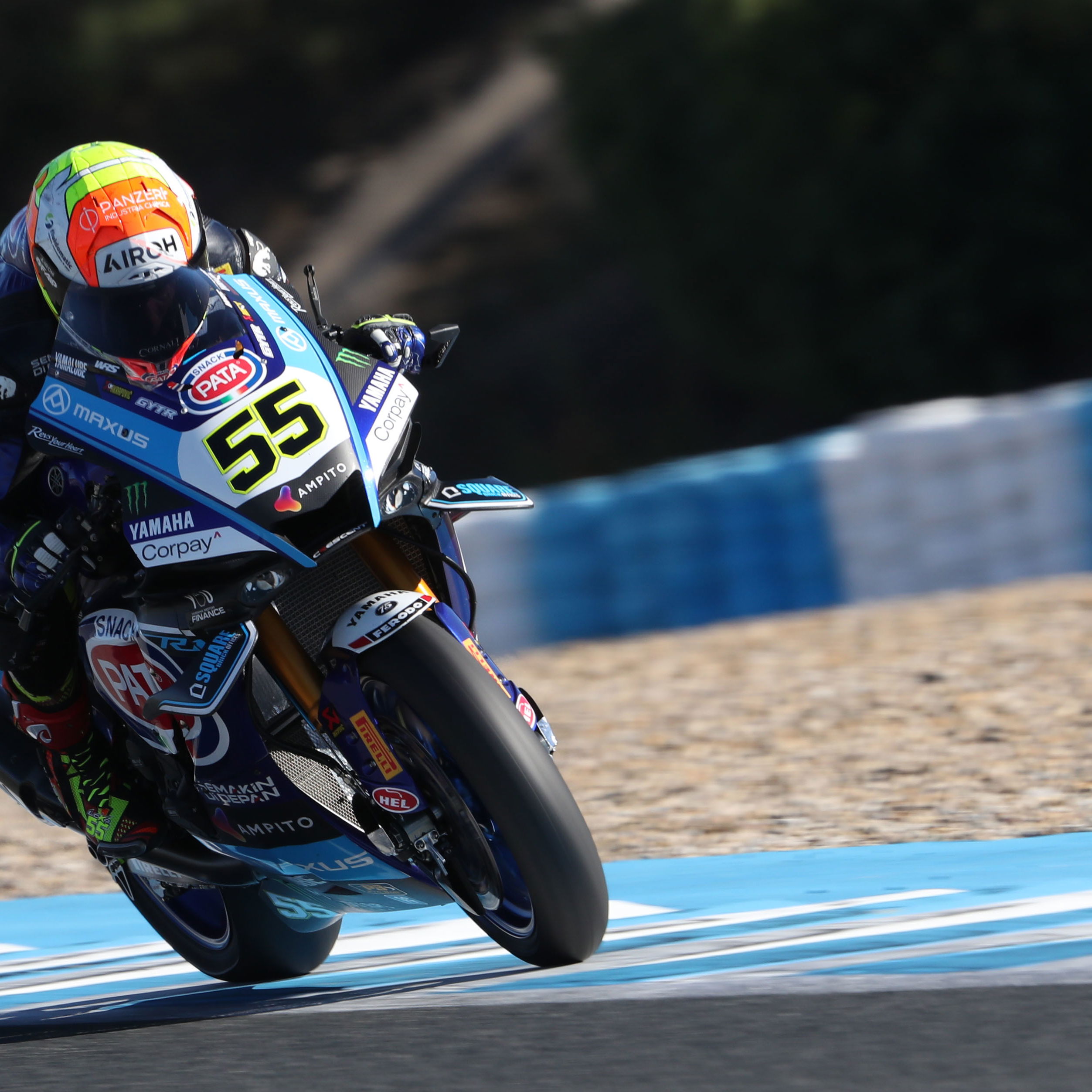 Andrea Locatelli, November 2025 Jerez WorldSBK Test. Credit: Gold and Goose.