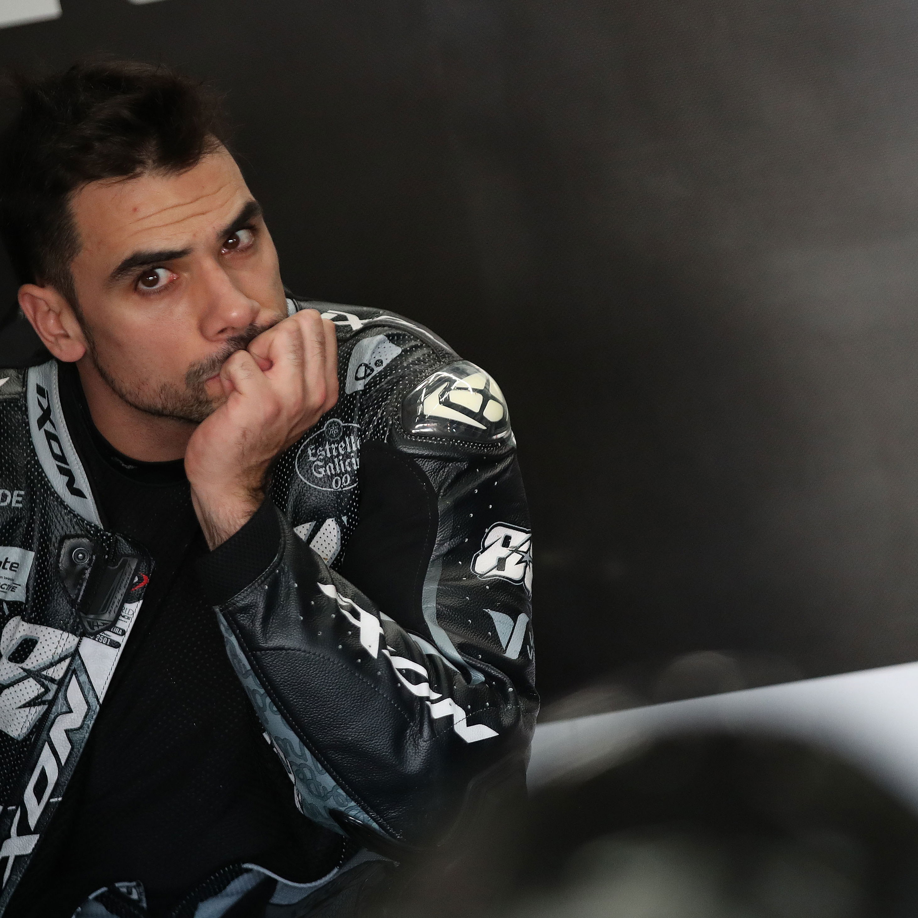 Miguel Oliveira, November 2025 WorldSBK Jerez Test, pit box. Credit: Gold and Goose.