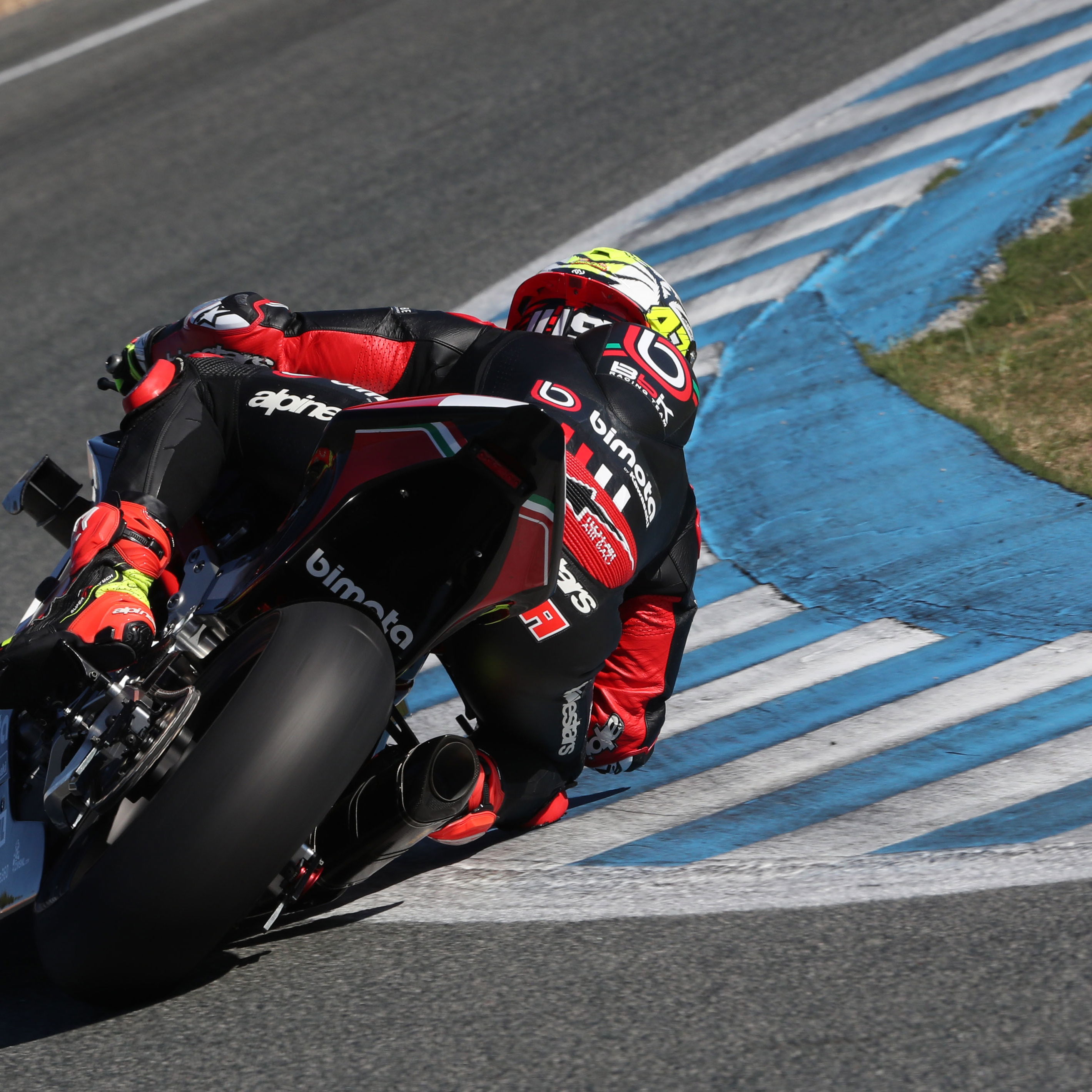 Axel Bassani, November 2025 WorldSBK Jerez Test. Credit: Gold and Goose.