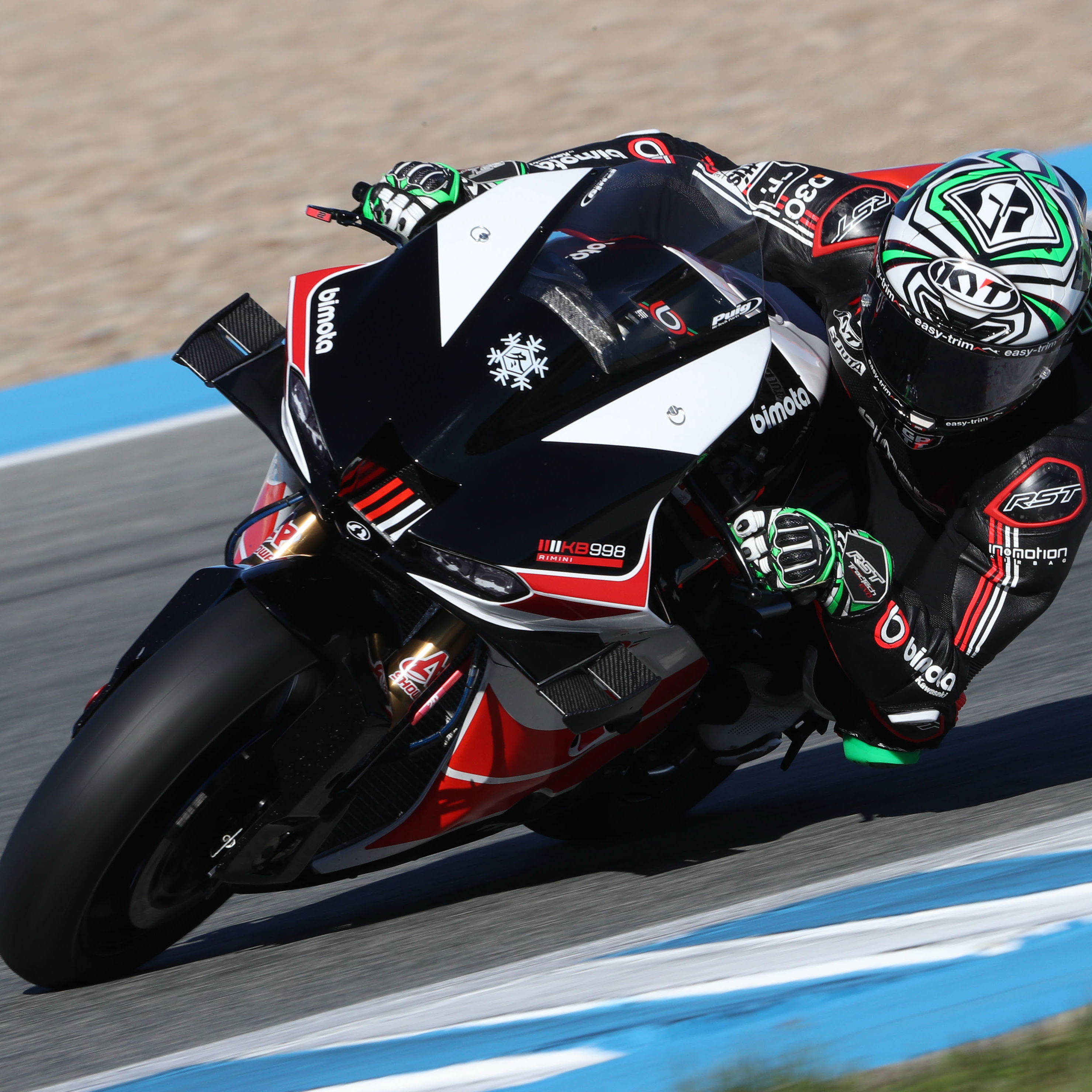 Alex Lowes, November 2025 WorldSBK Jerez Test. Credit: Gold and Goose.