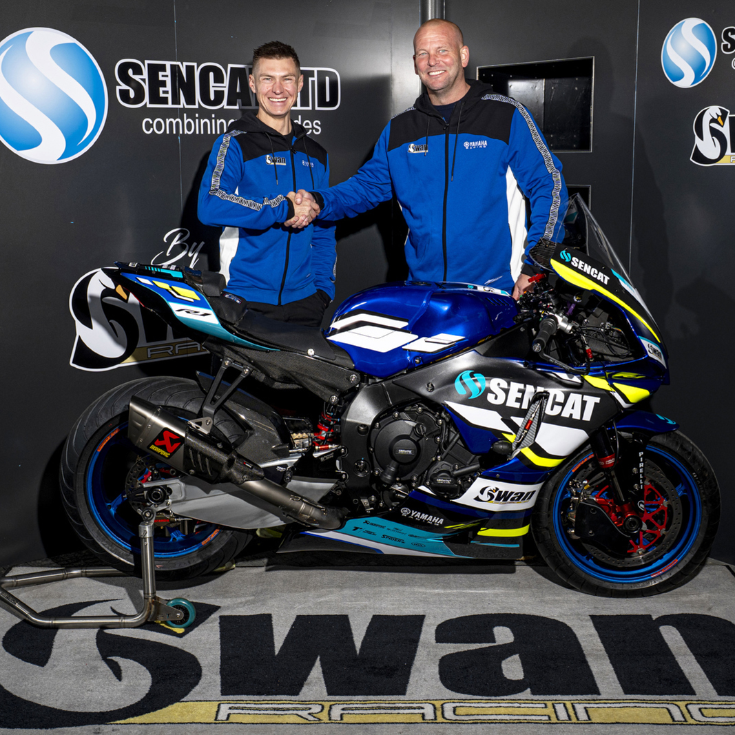 Christian Iddon signs for Swan Racing Yamaha for BSB 2026. Credit: British Superbike Championship.