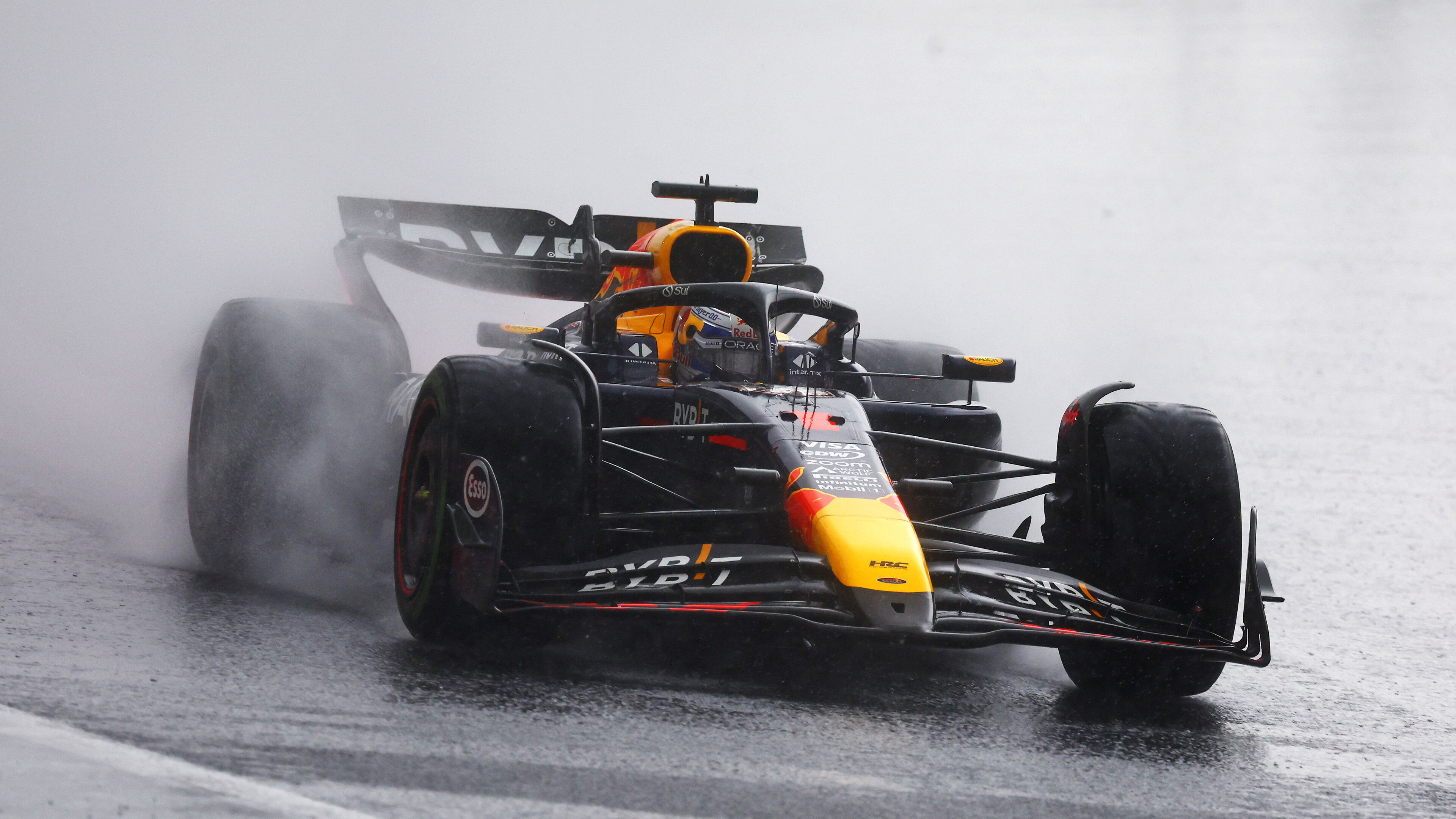 Verstappen romped to a stunning win in the wet last year