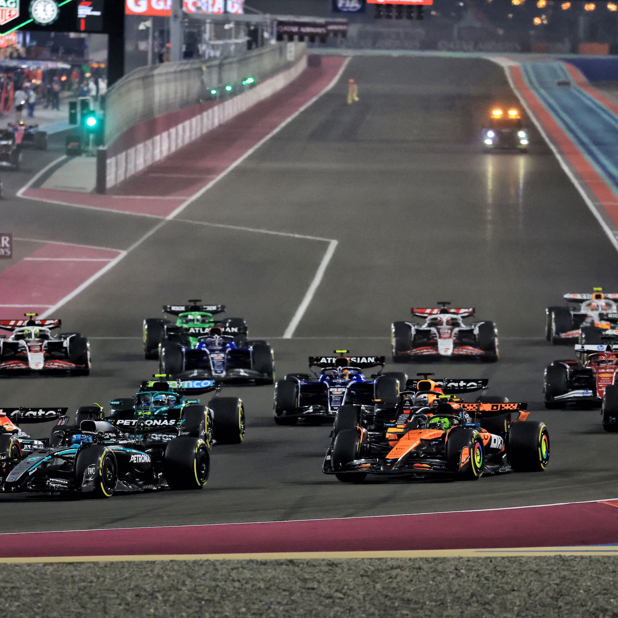 Start of Qatar GP Sprint