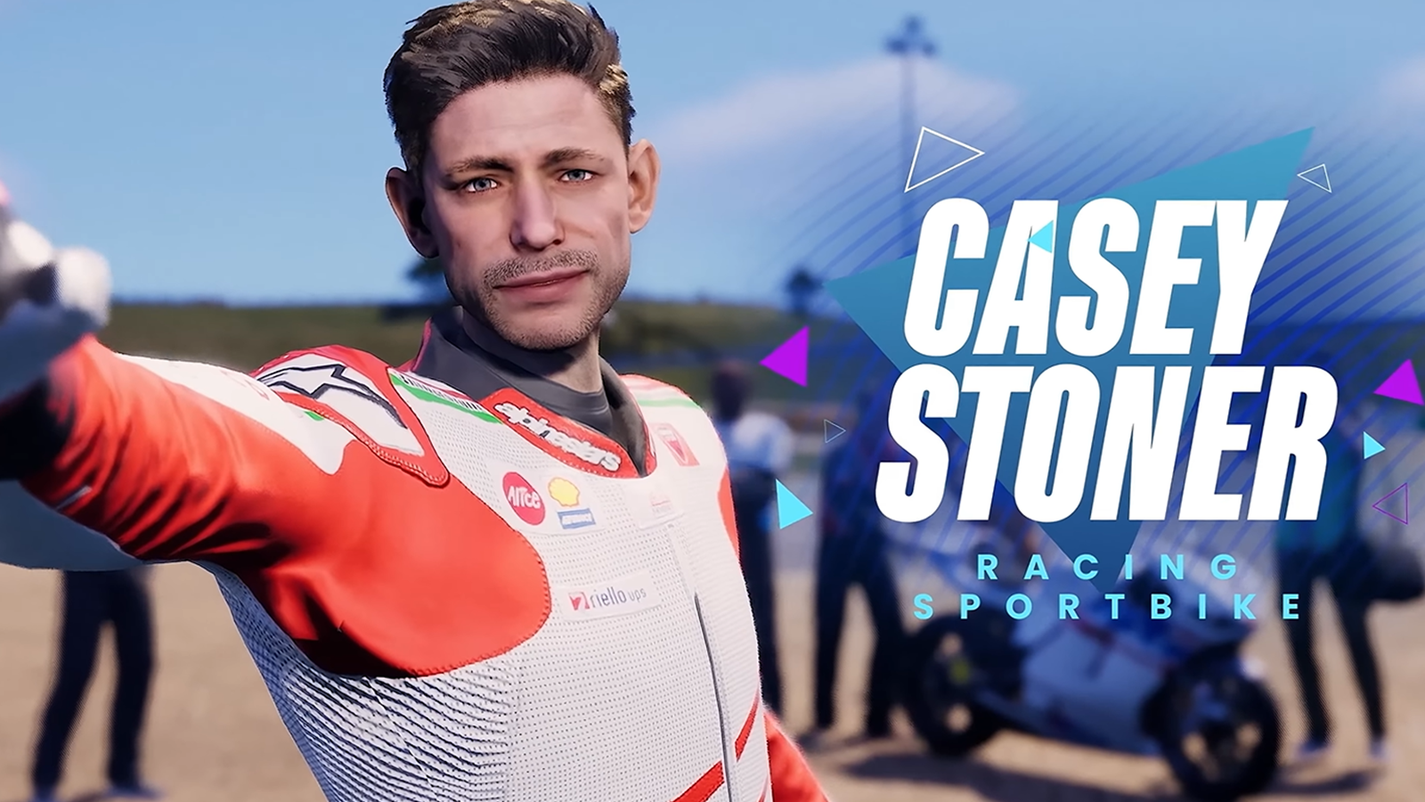 Casey Stoner in Ride 6 videogame. Credit: YouTube/Milestone.