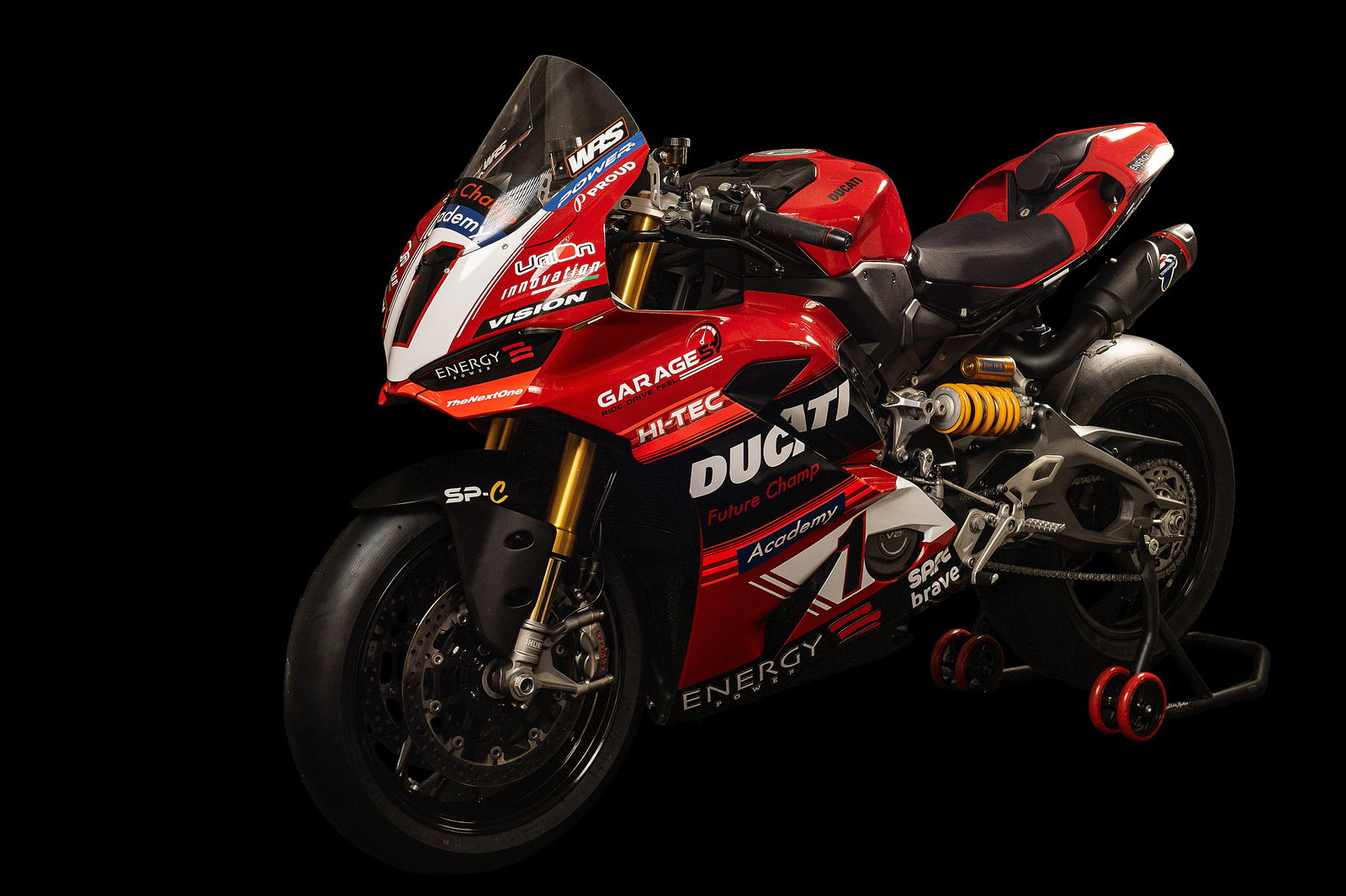 Ducati V2 Future Champ Academy Panigale V2 S. Credit: Ducati.