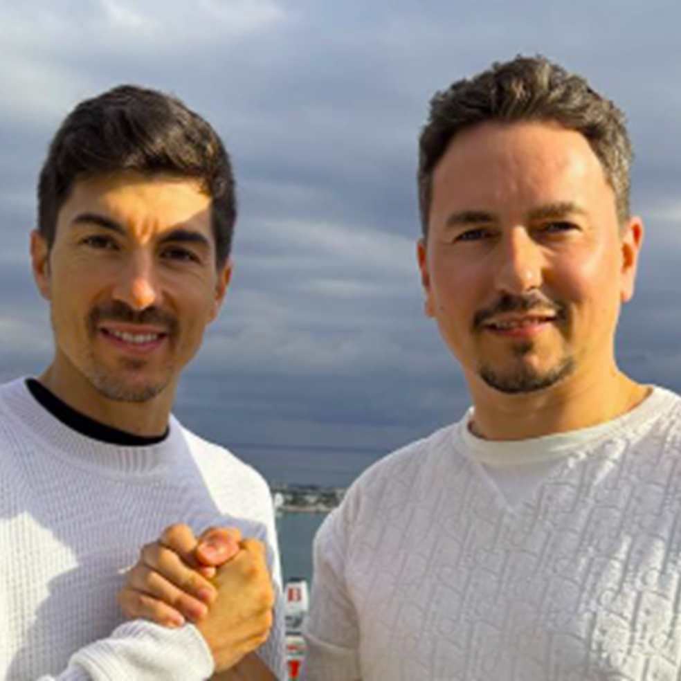 Maverick Vinales with Jorge Lorenzo. Credit: Instagram/Jorge Lorenzo/Maverick Vinales.