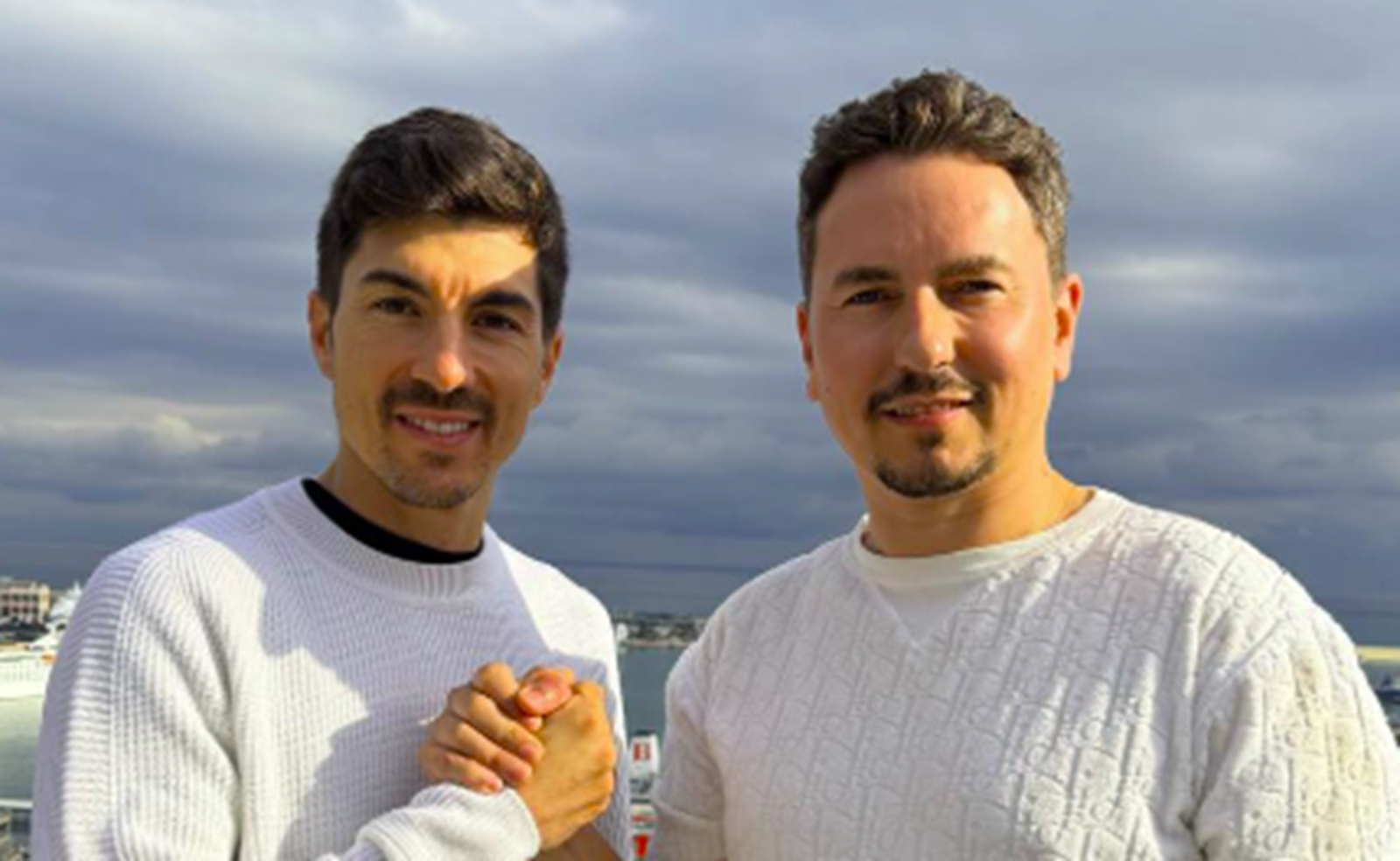 Maverick Vinales with Jorge Lorenzo. Credit: Instagram/Jorge Lorenzo/Maverick Vinales.