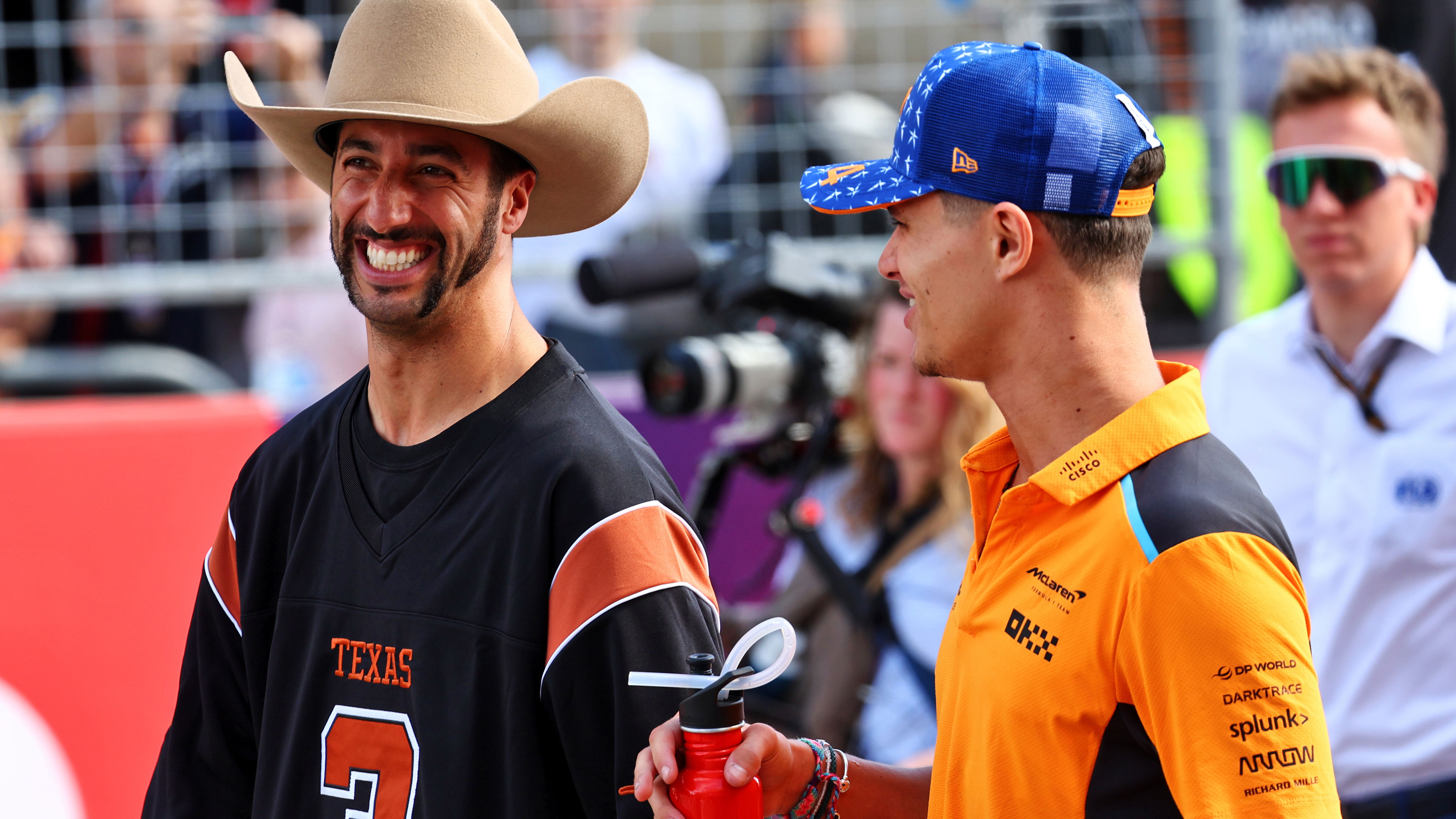 Daniel Ricciardo and Lando Norris 