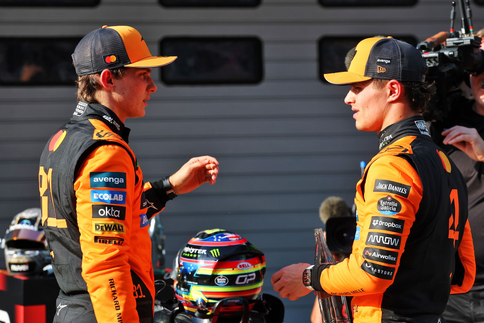 Oscar Piastri and Lando Norris