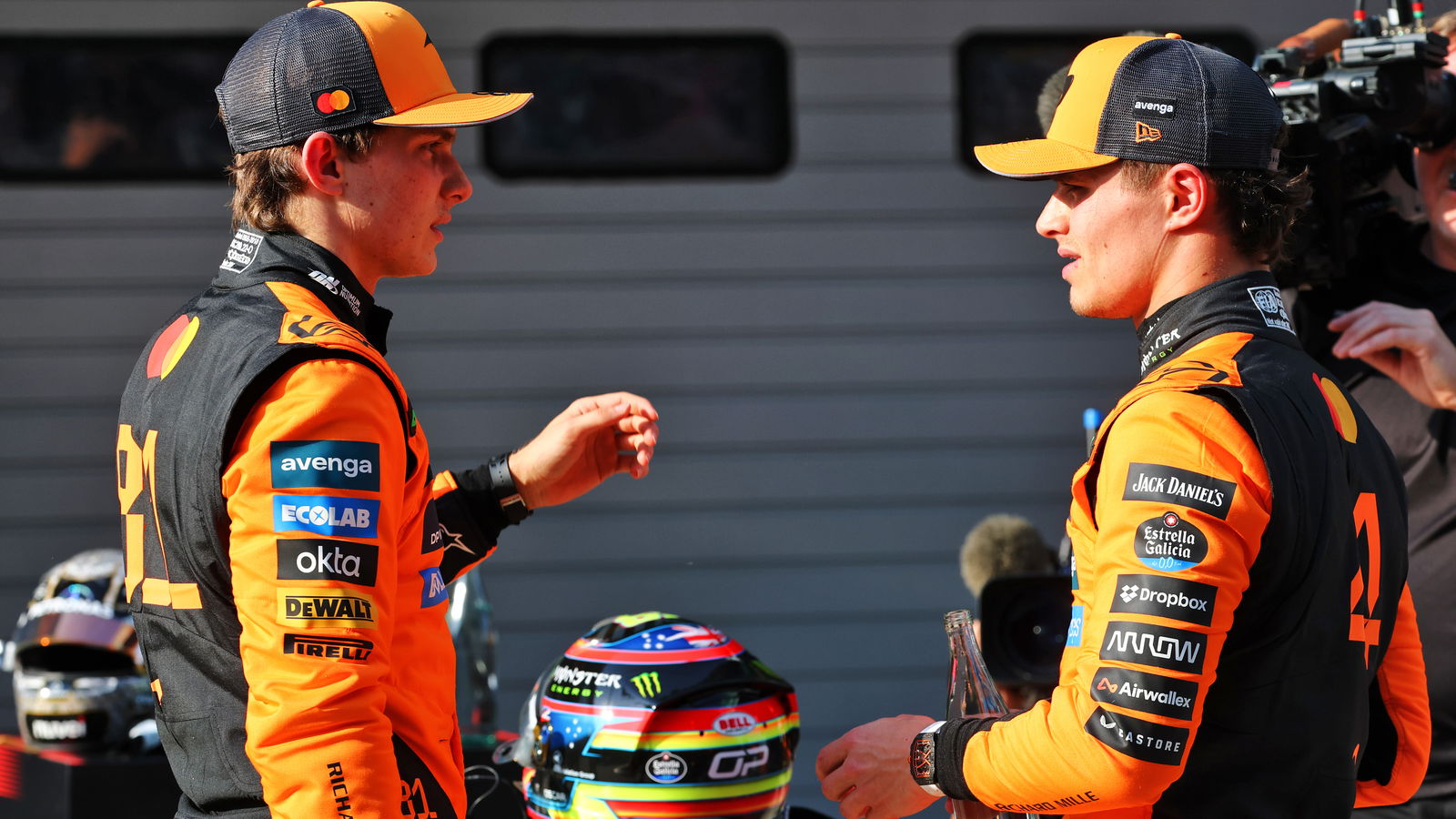 Oscar Piastri and Lando Norris