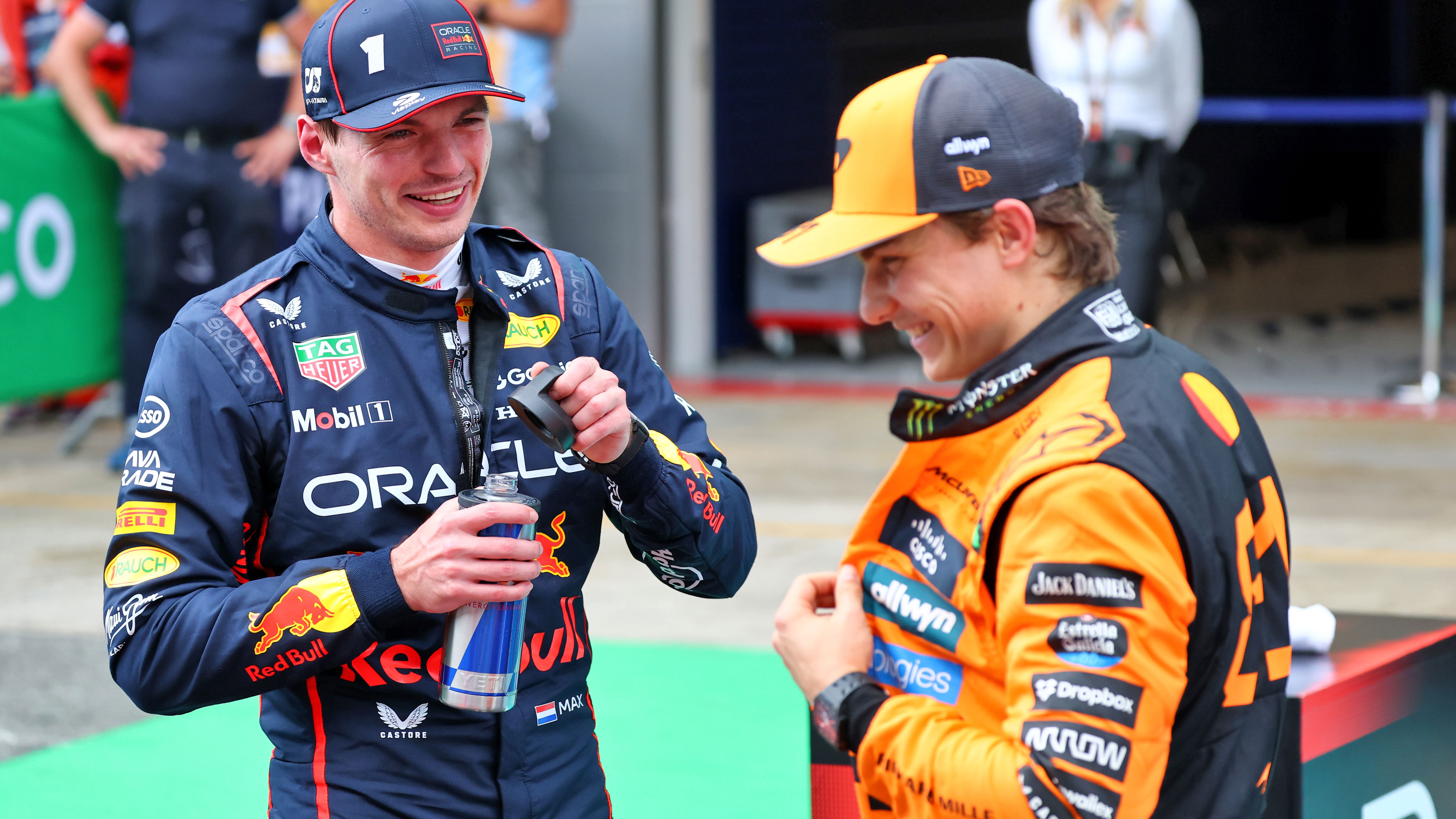Max Verstappen and Oscar Piastri 
