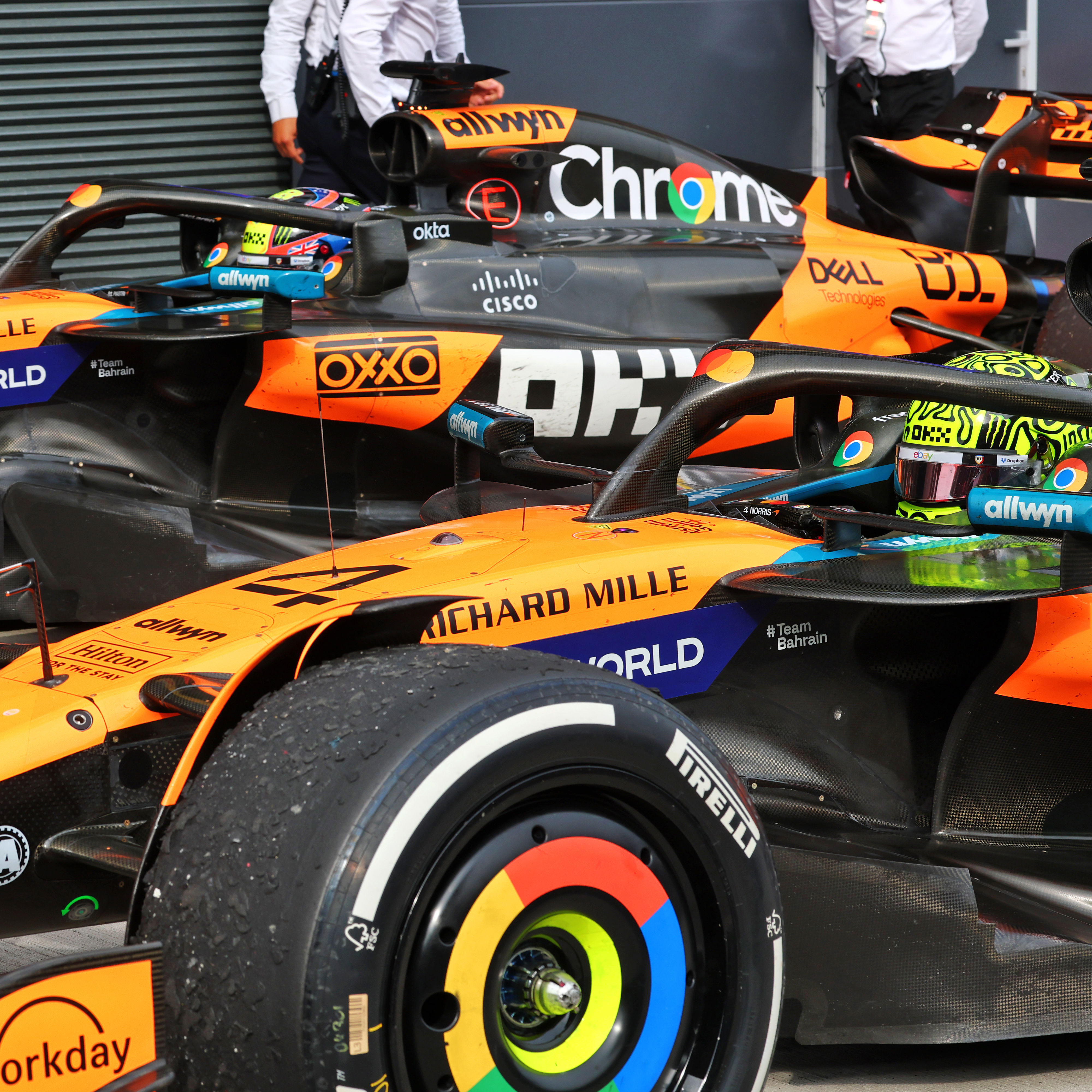 Oscar Piastri and Lando Norris 