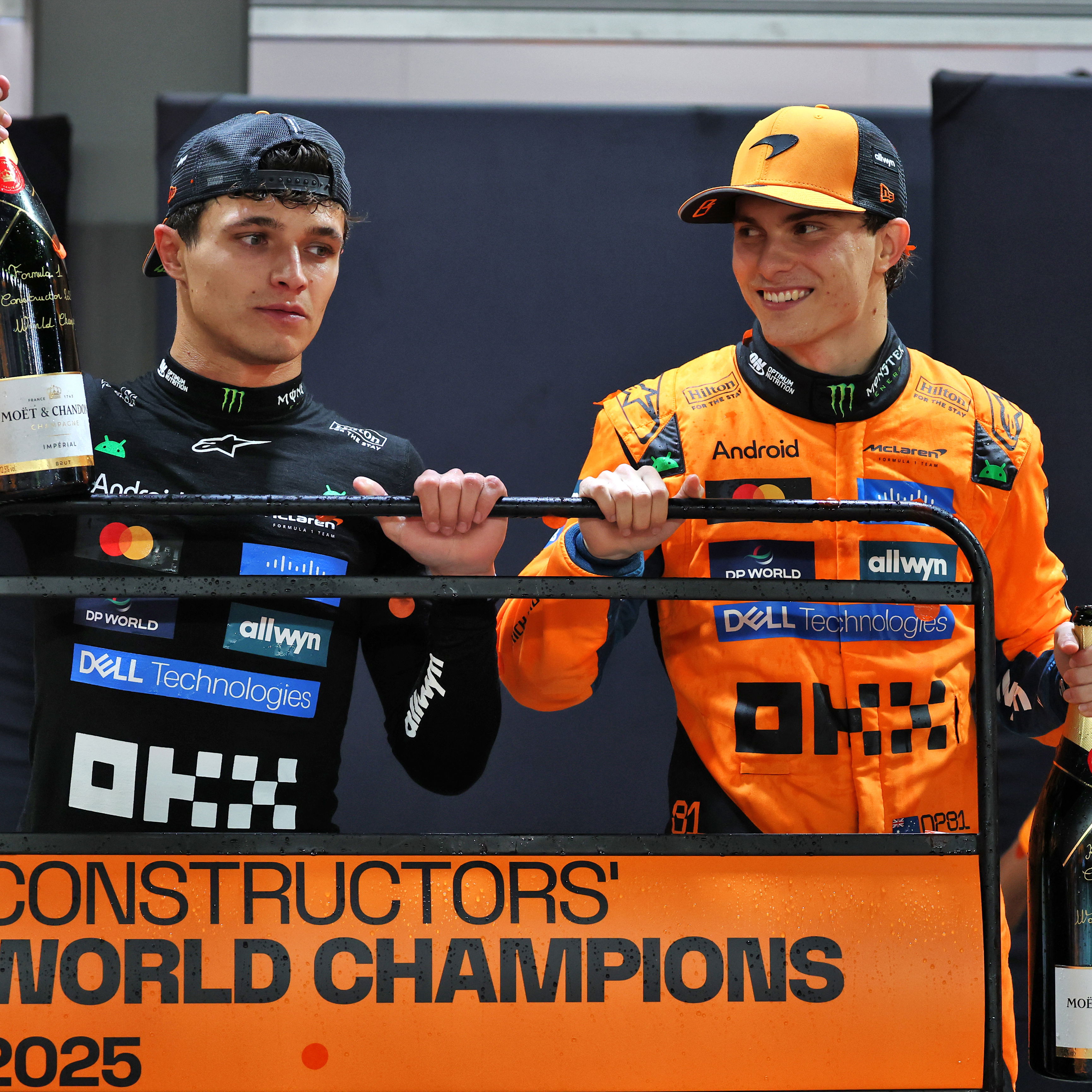 Norris and Piastri are separated by one point