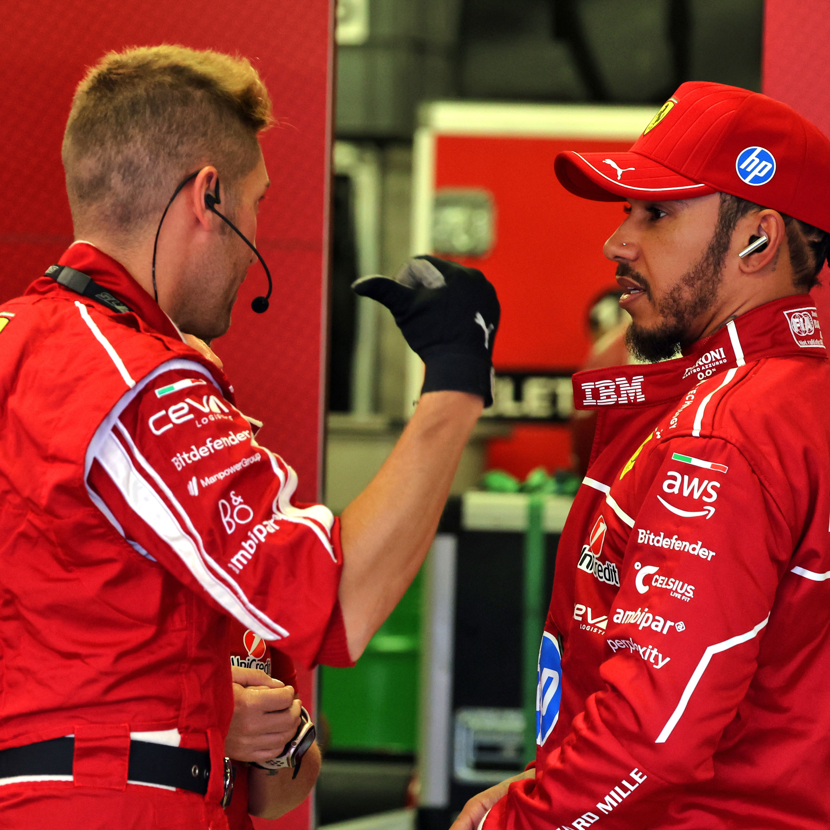 Hamilton is still podium-less for Ferrari