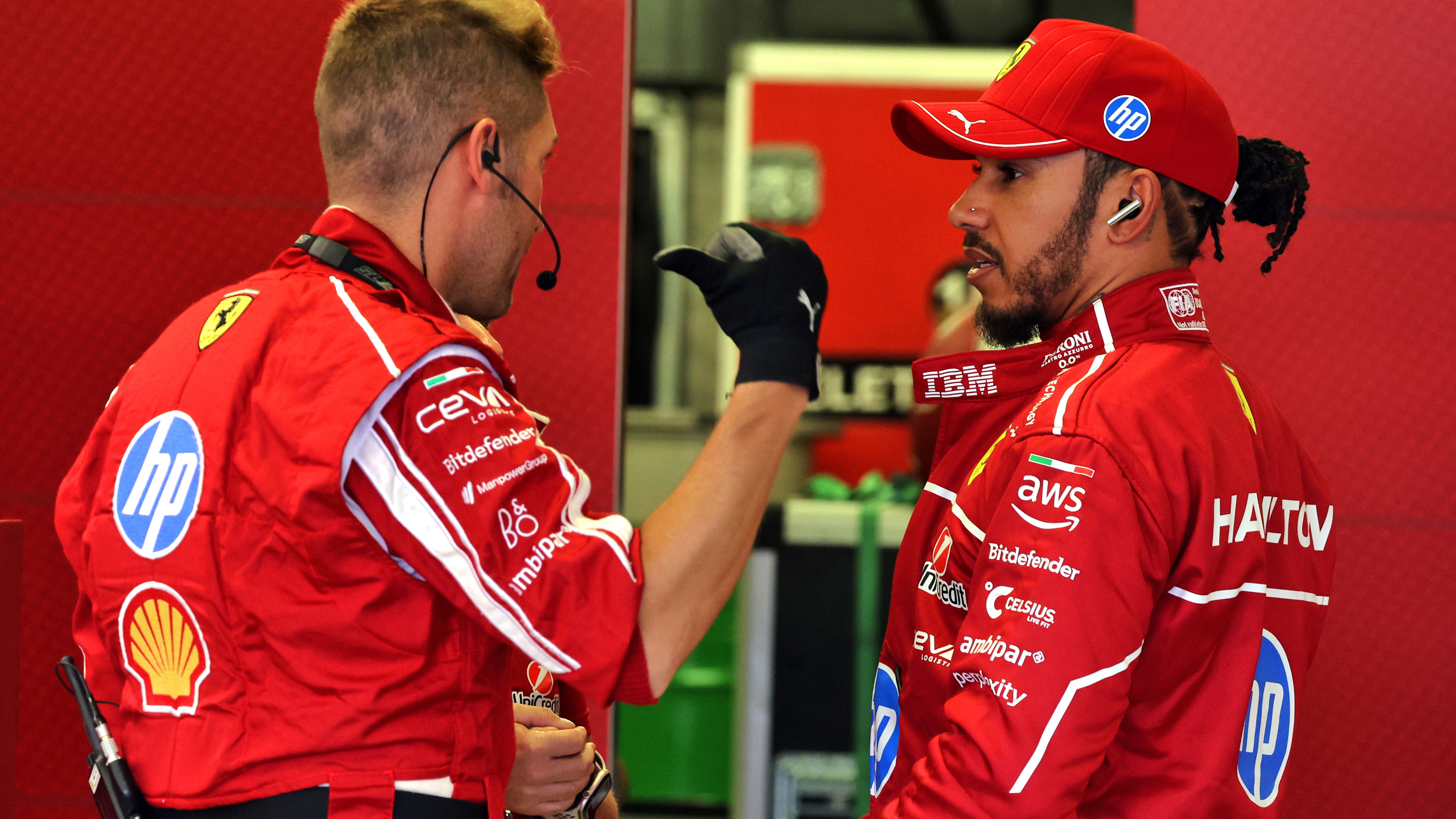 Hamilton is still podium-less for Ferrari