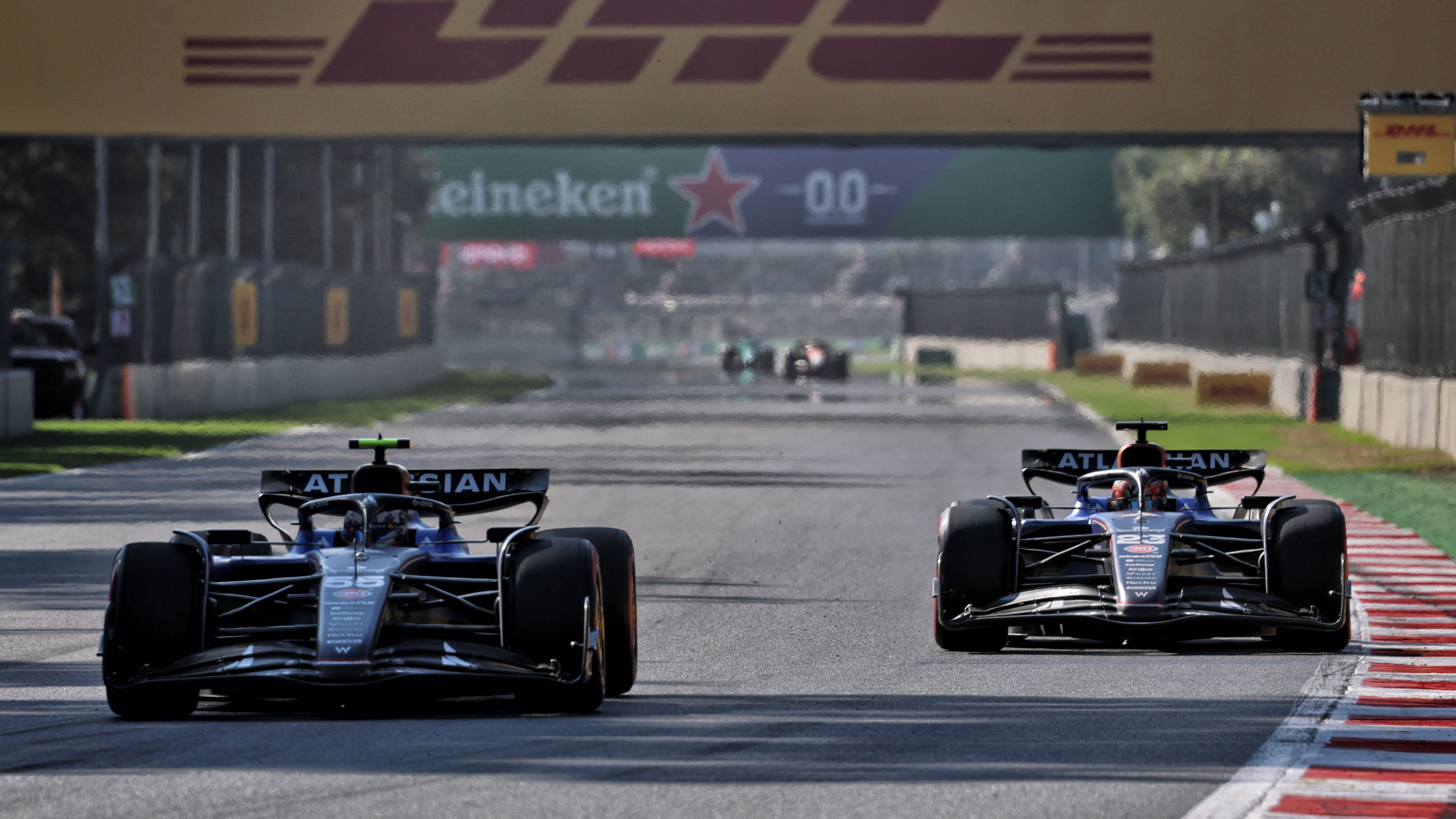 Alex Albon and Carlos Sainz
