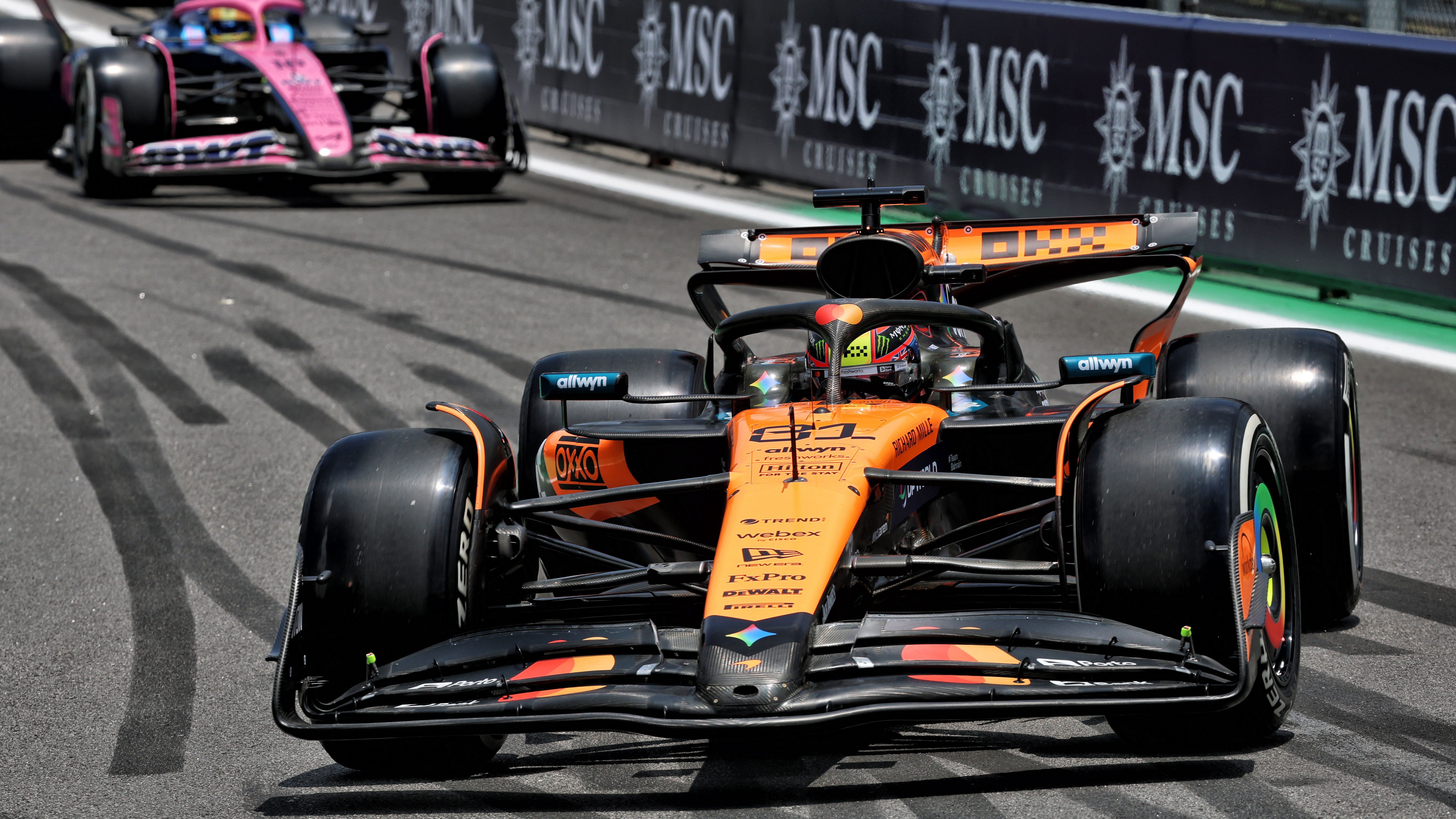 Piastri is one point behind Norris