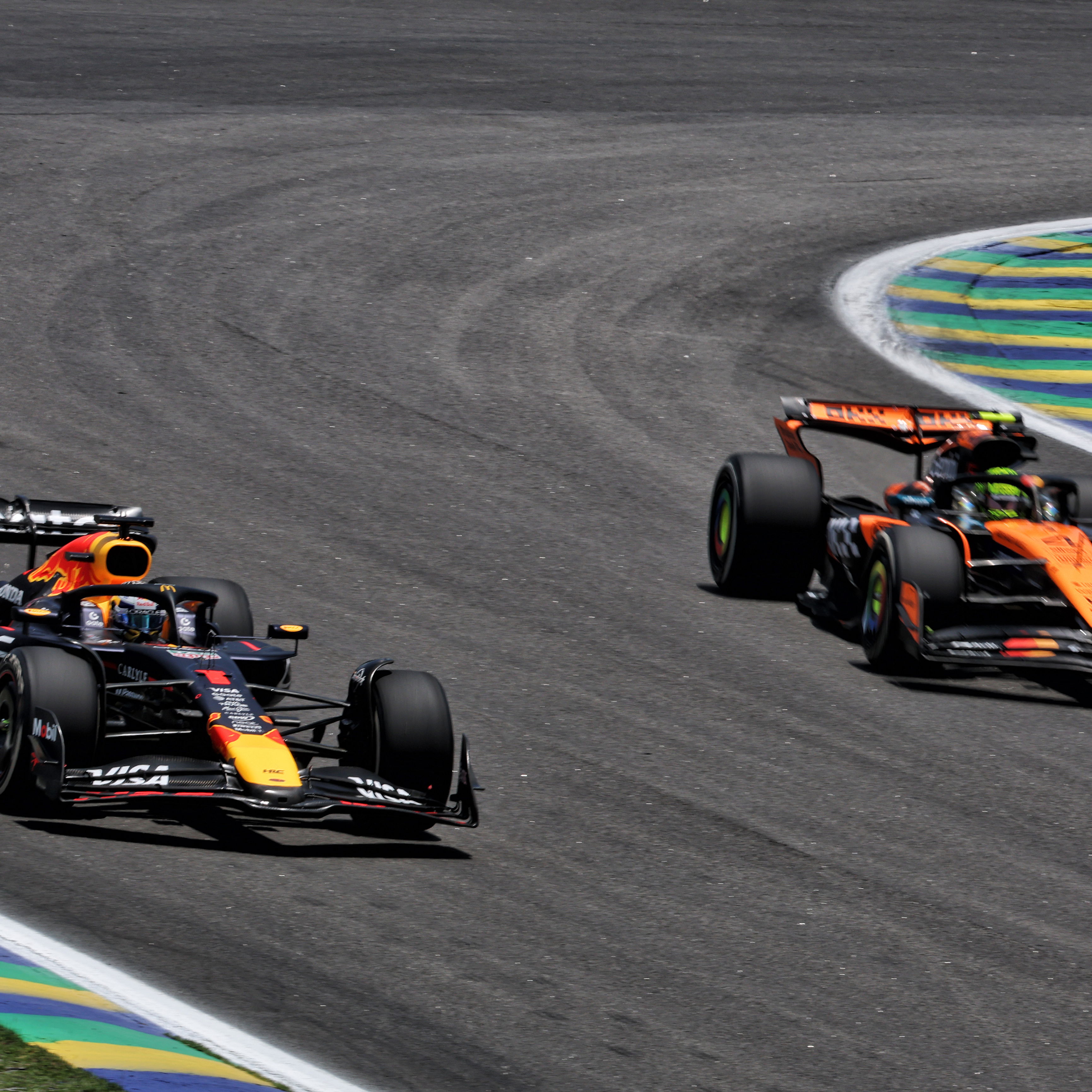 Max Verstappen and Lando Norris 