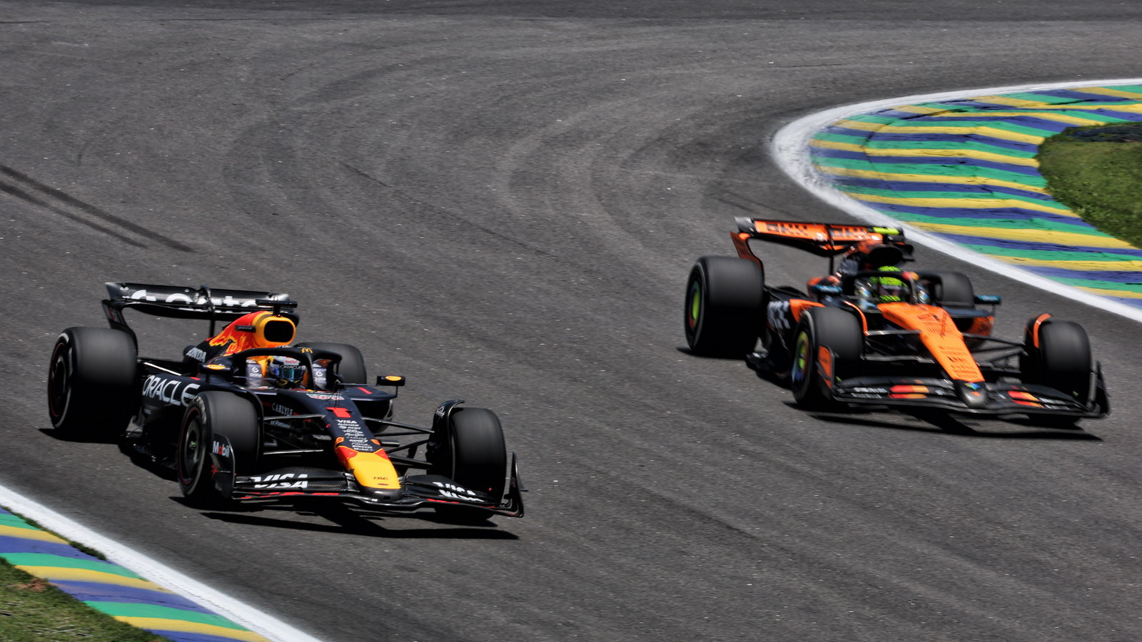 Max Verstappen and Lando Norris 