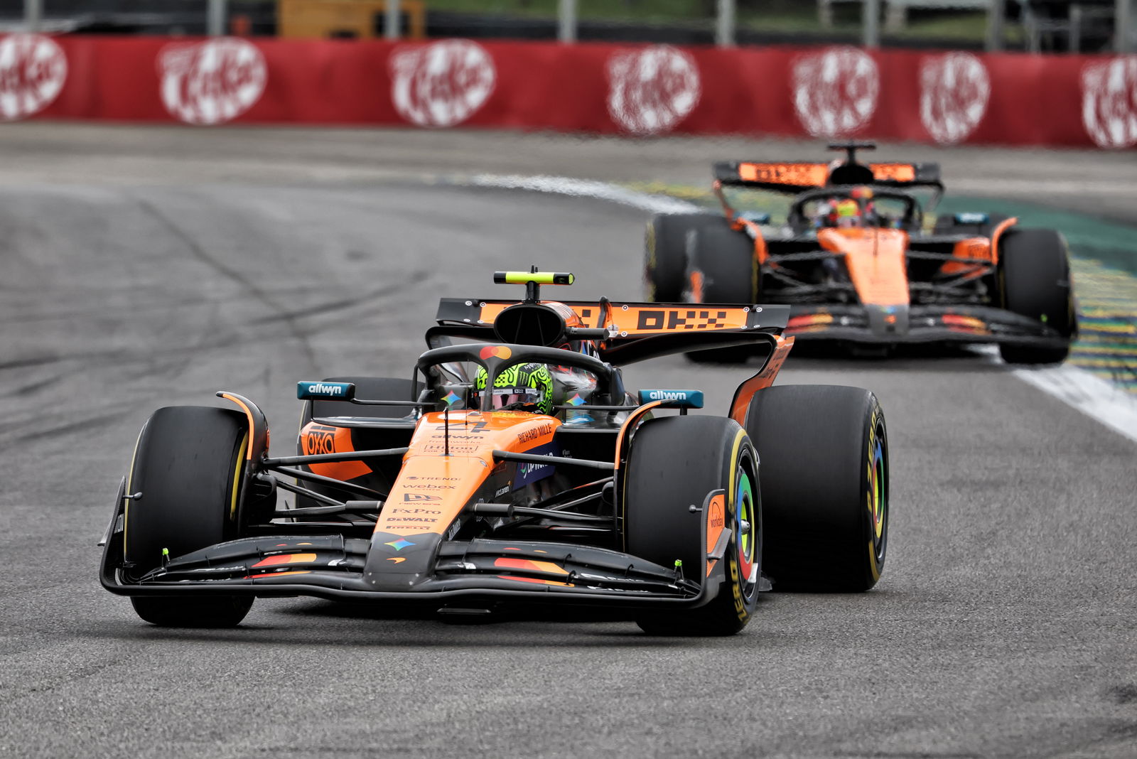 Norris has held the edge over Piastri recently 