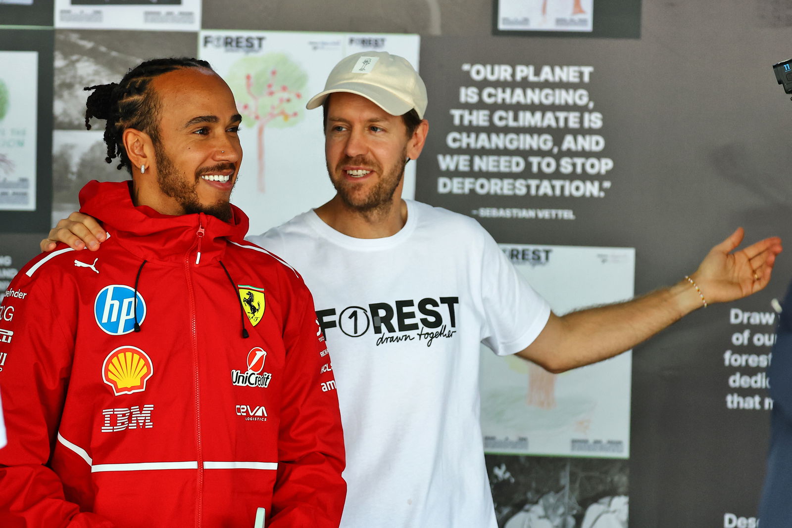 Lewis Hamilton and Sebastian Vettel 