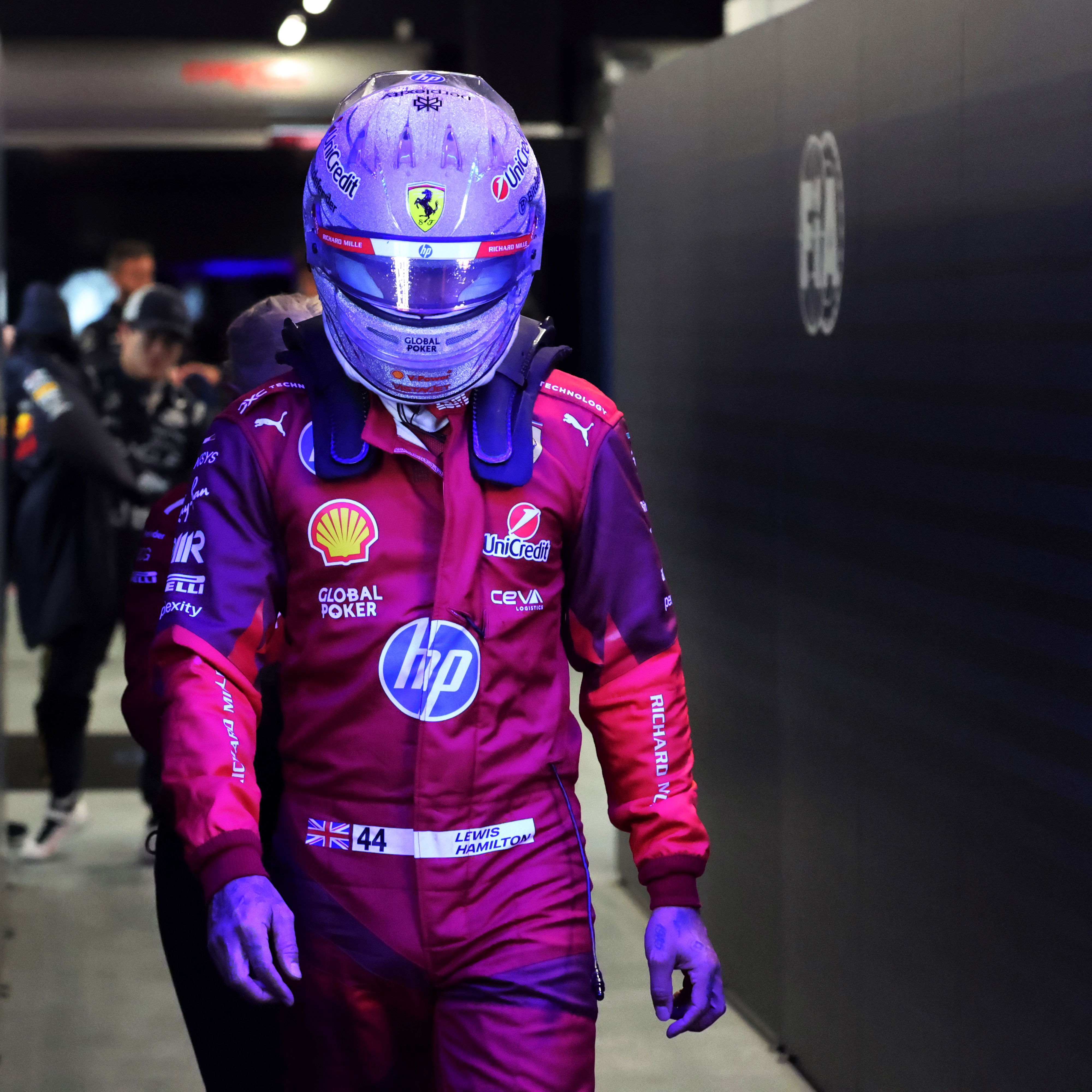 Hamilton starts dead last in Las Vegas