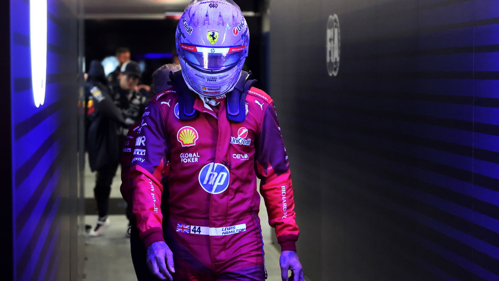 Hamilton starts dead last in Las Vegas