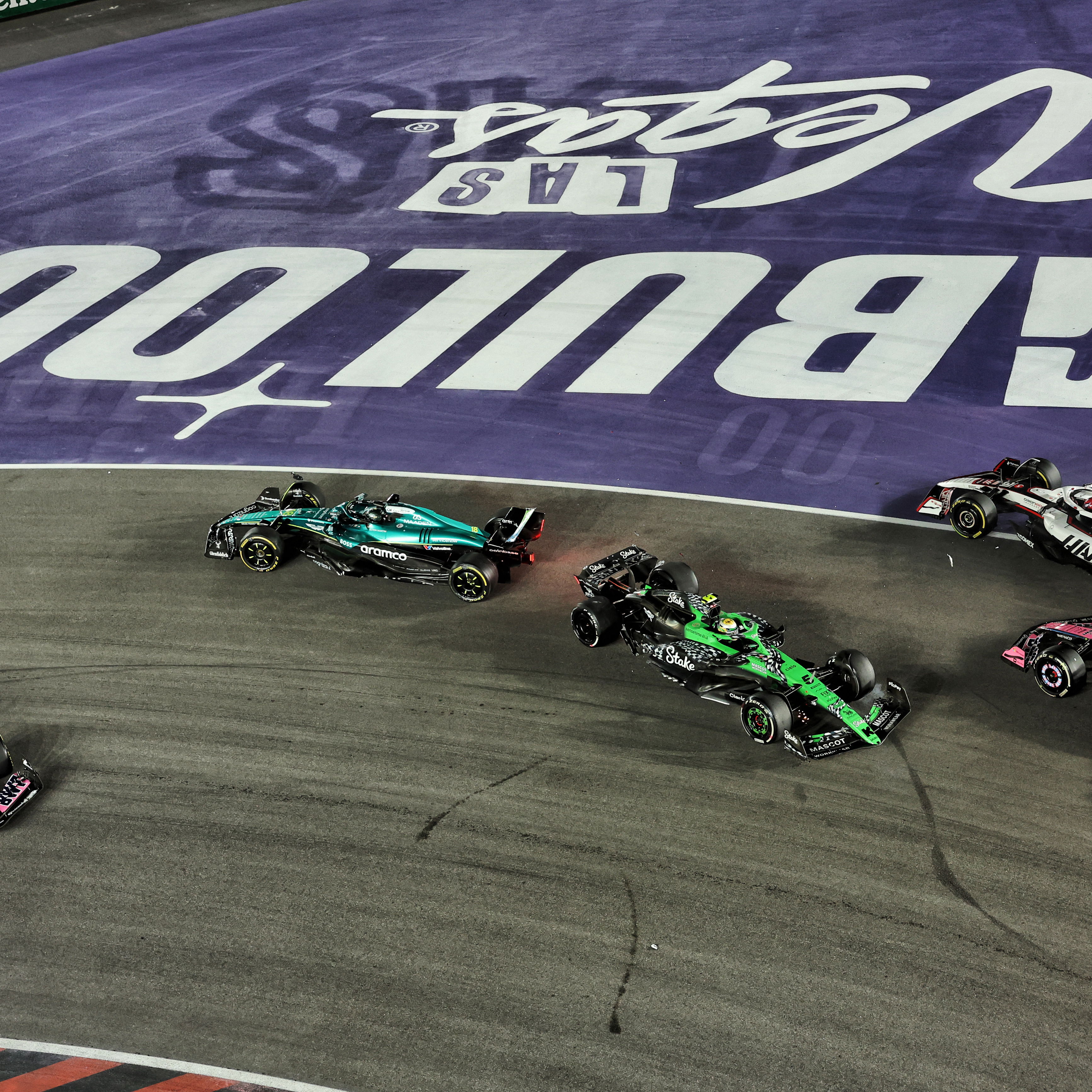 It was a chaotic start in Las Vegas 