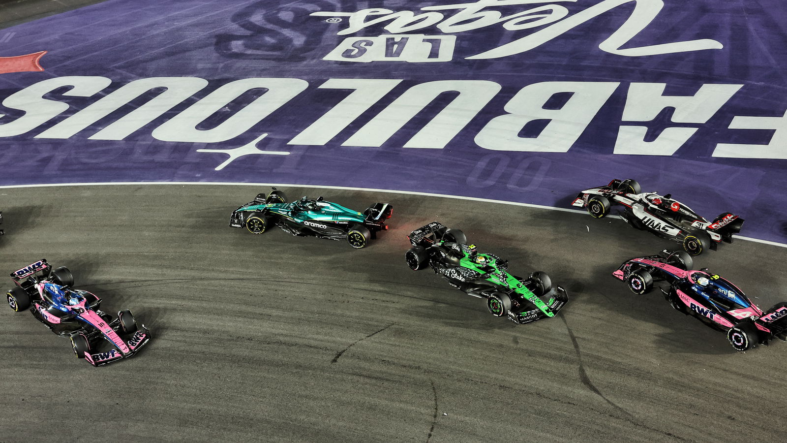 It was a chaotic start in Las Vegas