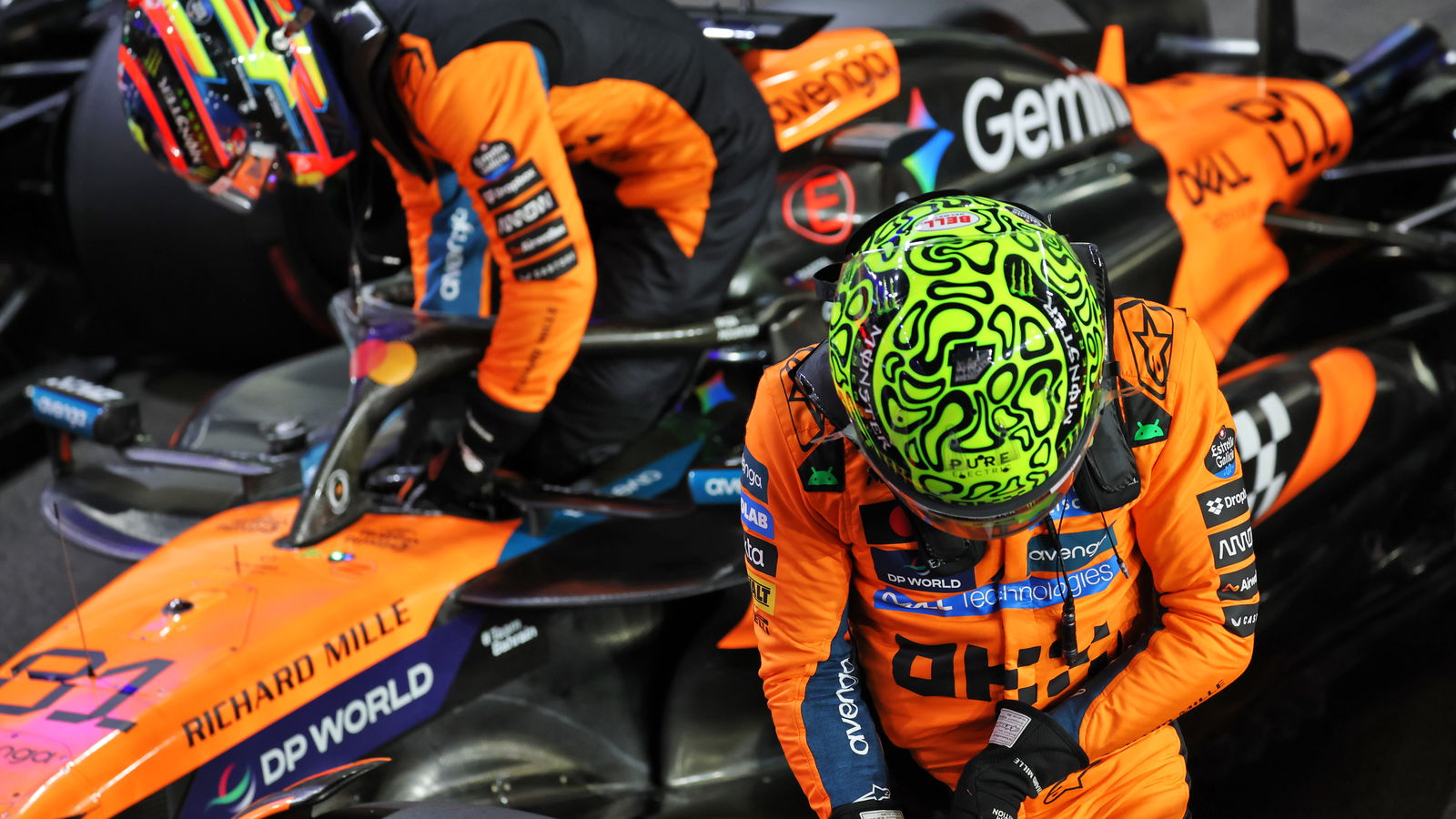 Piastri and Norris start first and third