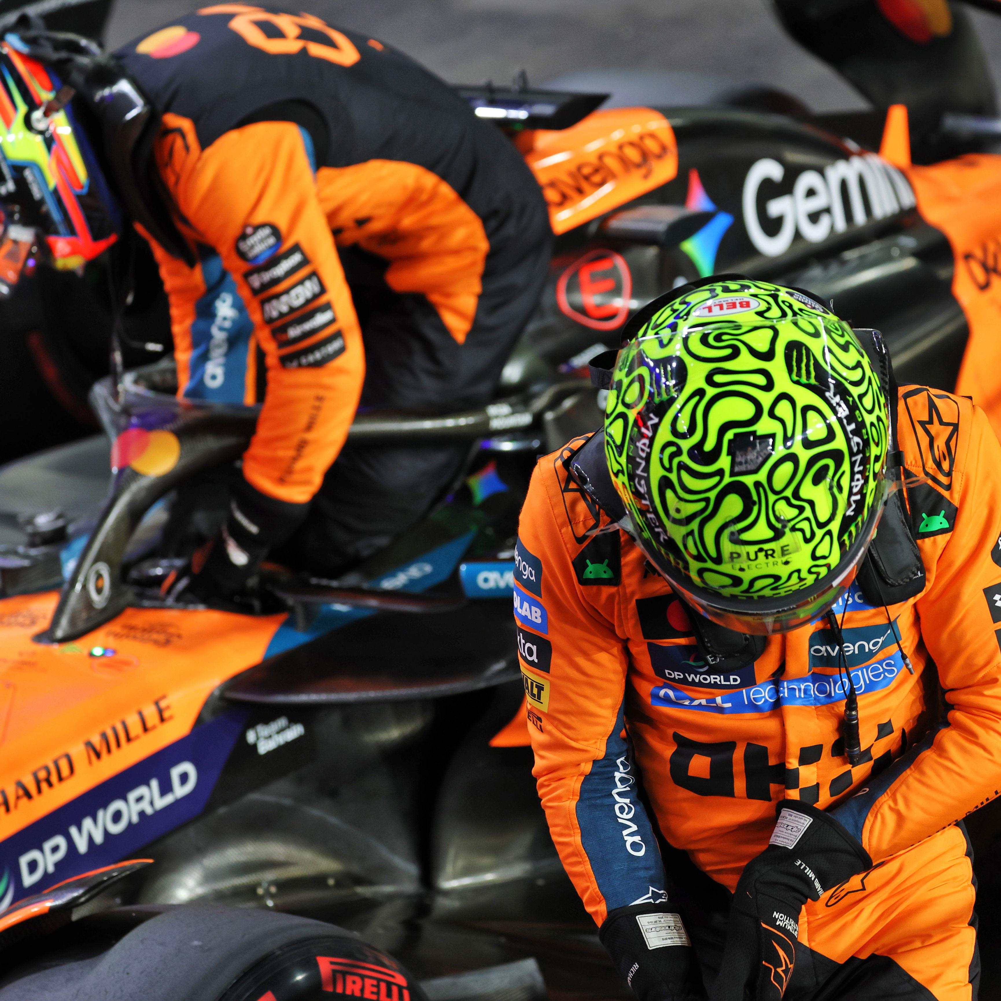 Piastri and Norris start first and third