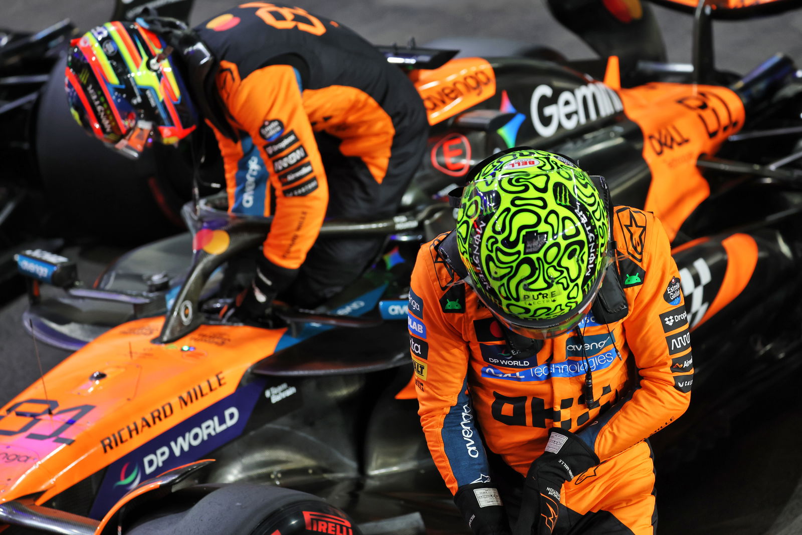 Piastri and Norris start first and third