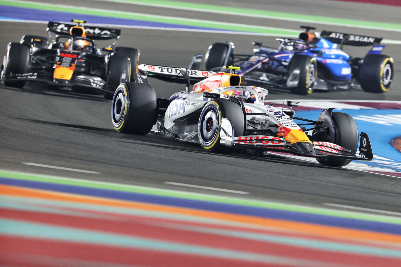 Lawson scored vital points for Racing Bulls