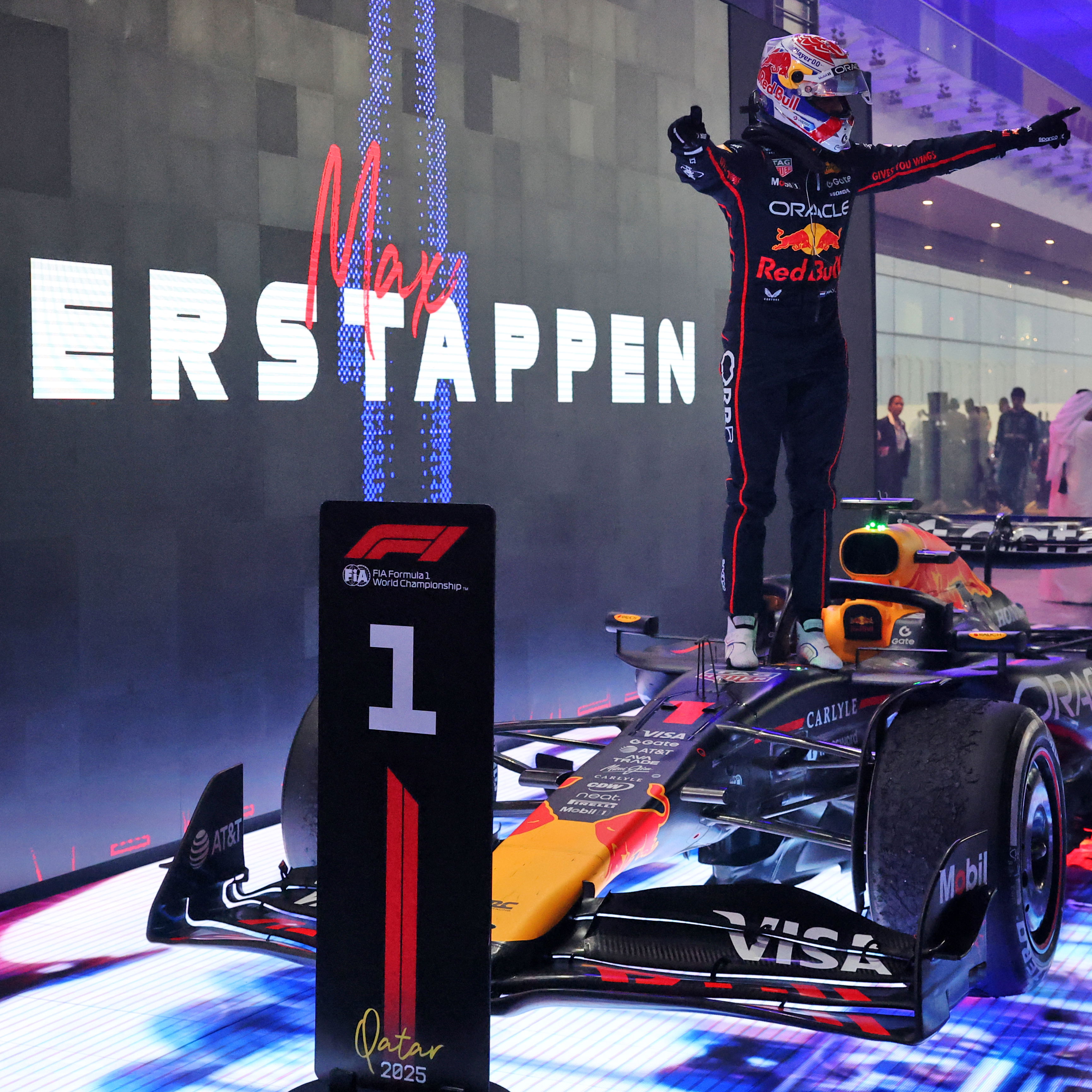 Verstappen claimed a crucial win in Qatar