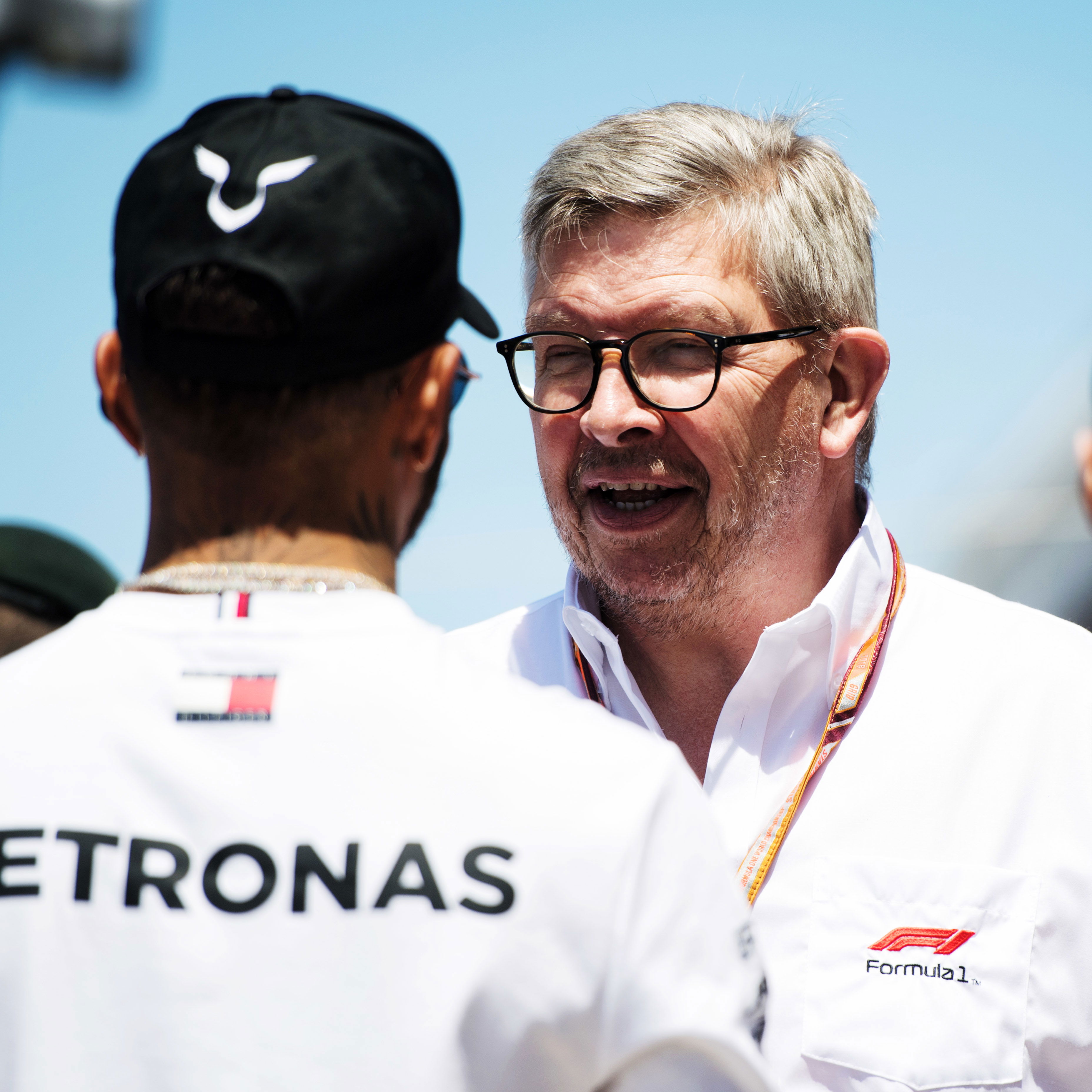 Hamilton and Brawn worked together at Mercedes