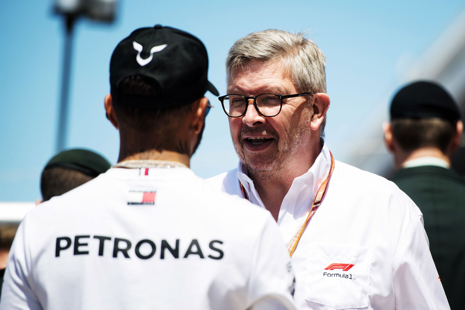 Hamilton and Brawn worked together at Mercedes