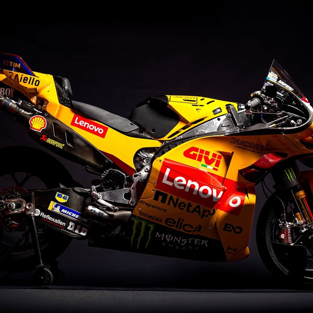 Nicolo Bulega's livery for the 2025 Valencia MotoGP test. Credit: Instagram/Ducati Corse.