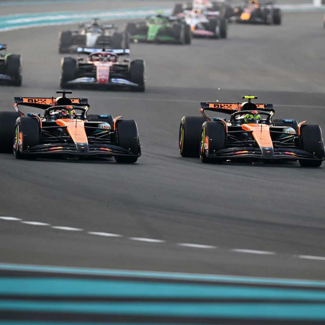 Piastri overtook Norris on the opening lap