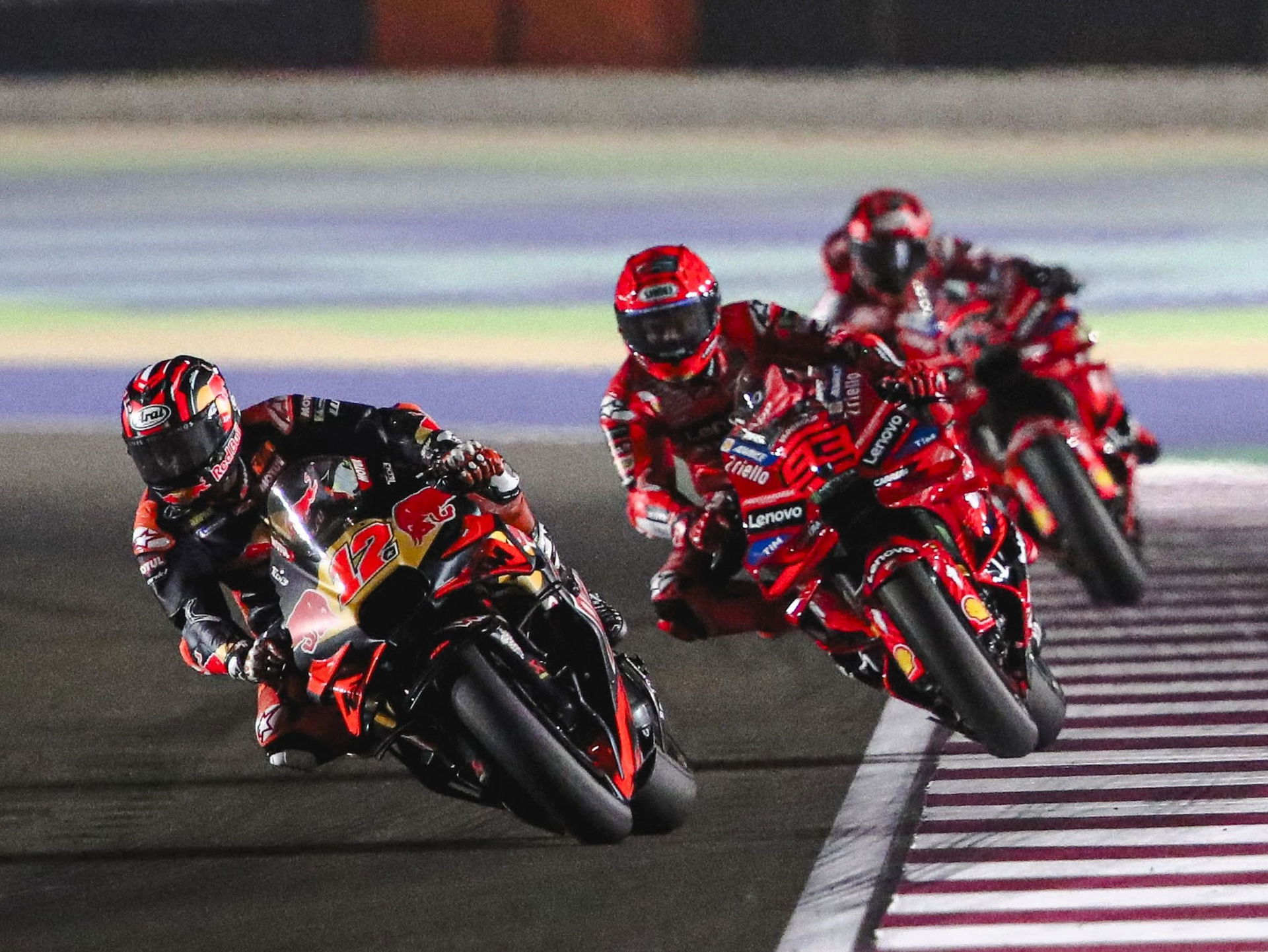 Maverick Vinales leads 2025 Qatar MotoGP