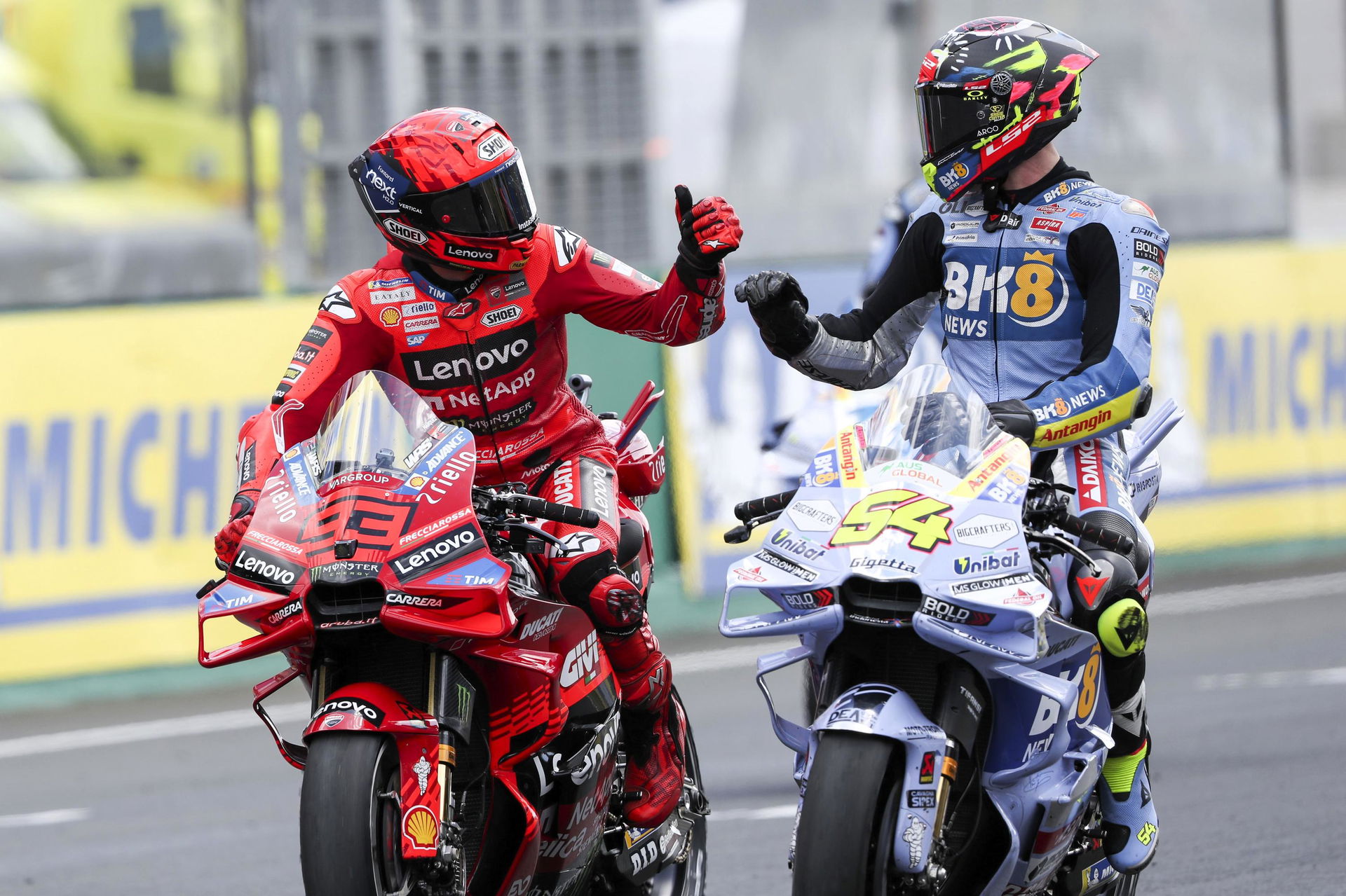 Fermin Aldeguer, Marc Marquez, 2025 French MotoGP