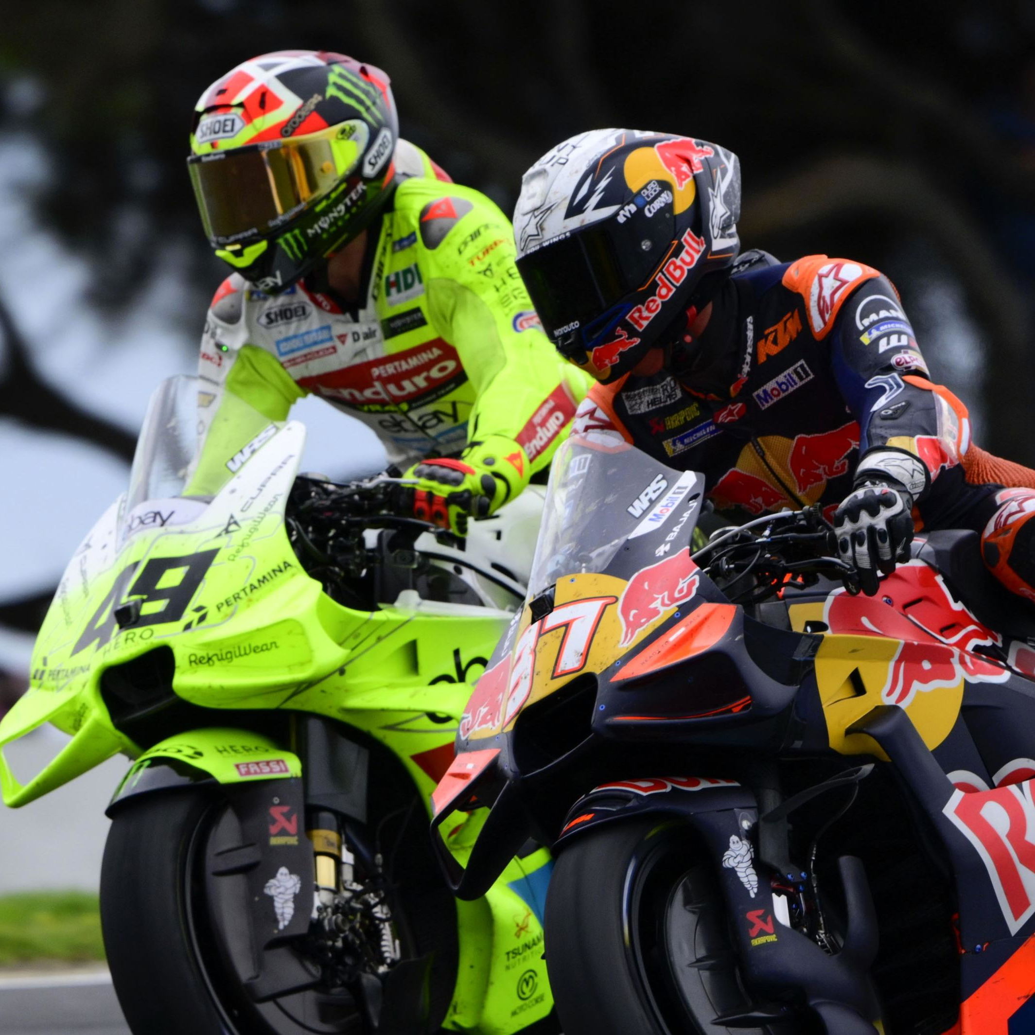 Fabio di Giannantonio, Pedro Acosta, 2025 Australian MotoGP