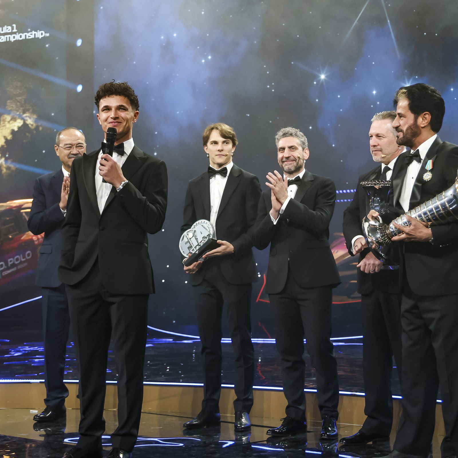 Norris dropped an expletive in front of Ben Sulayem