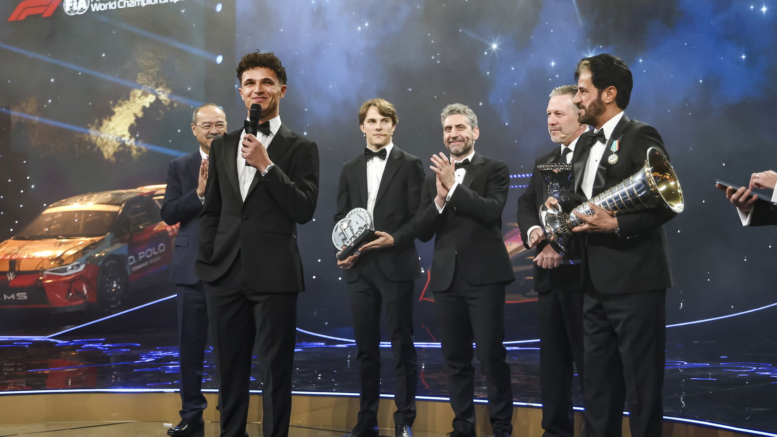 Norris dropped an expletive in front of Ben Sulayem