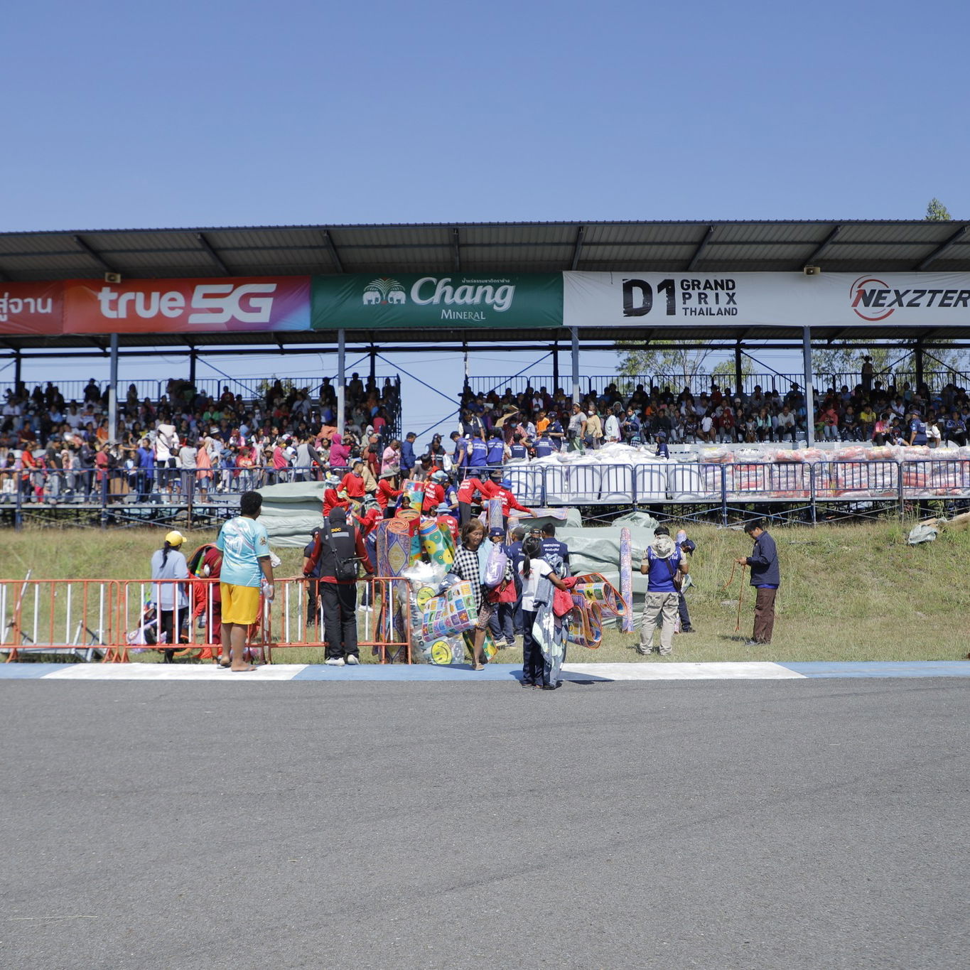 Buriram MotoGP track housing 15,000 refugees