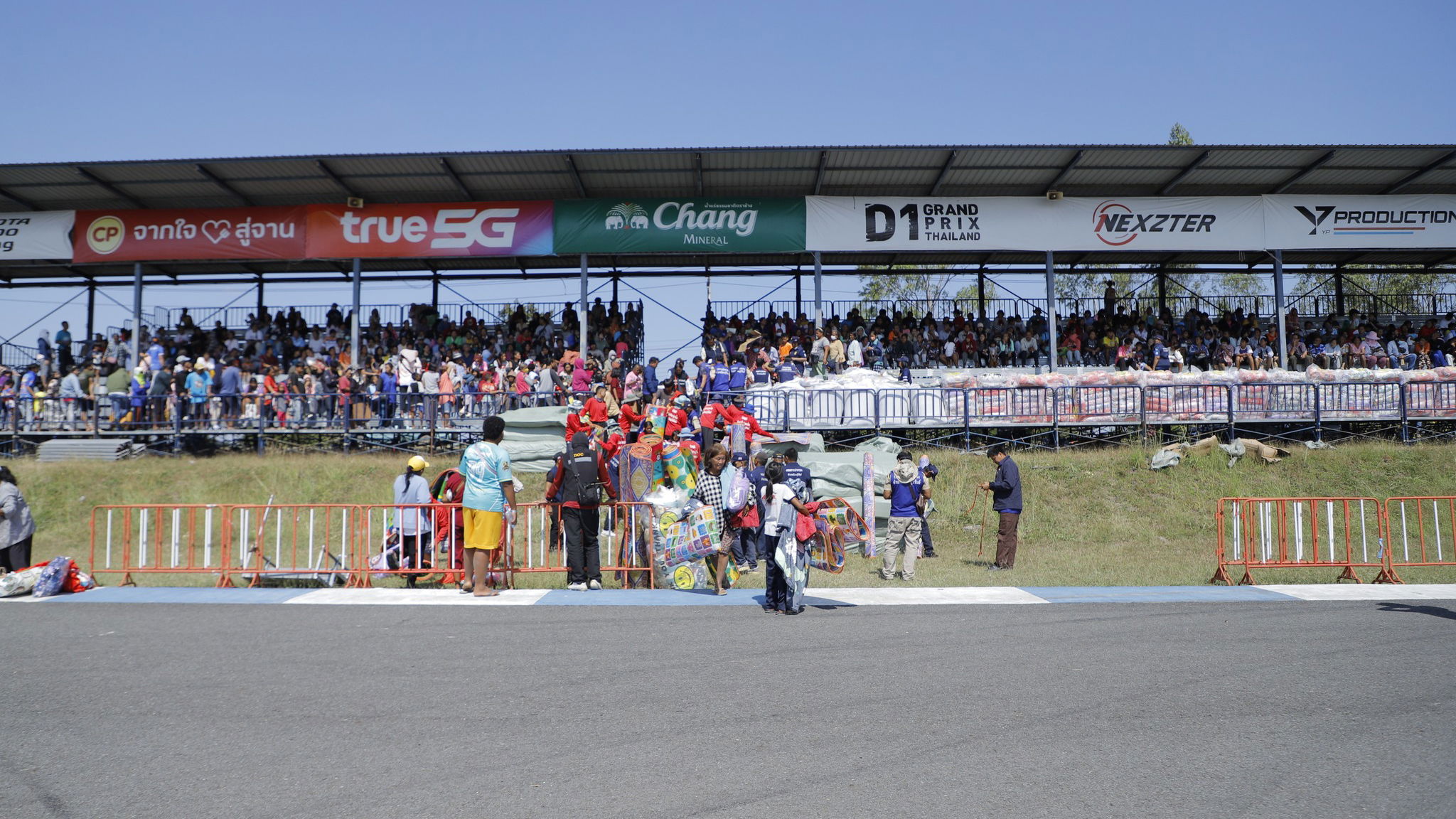Buriram MotoGP track housing 15,000 refugees
