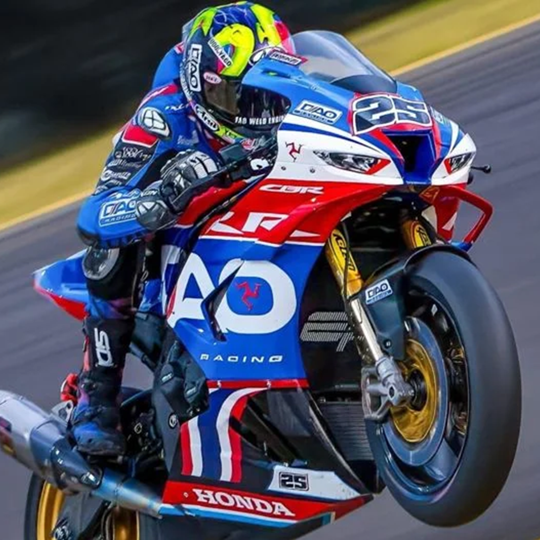 Josh Brookes, 2025 St. George Motorcycle Club Summer Night Series. Credit: British Superbike Championship.