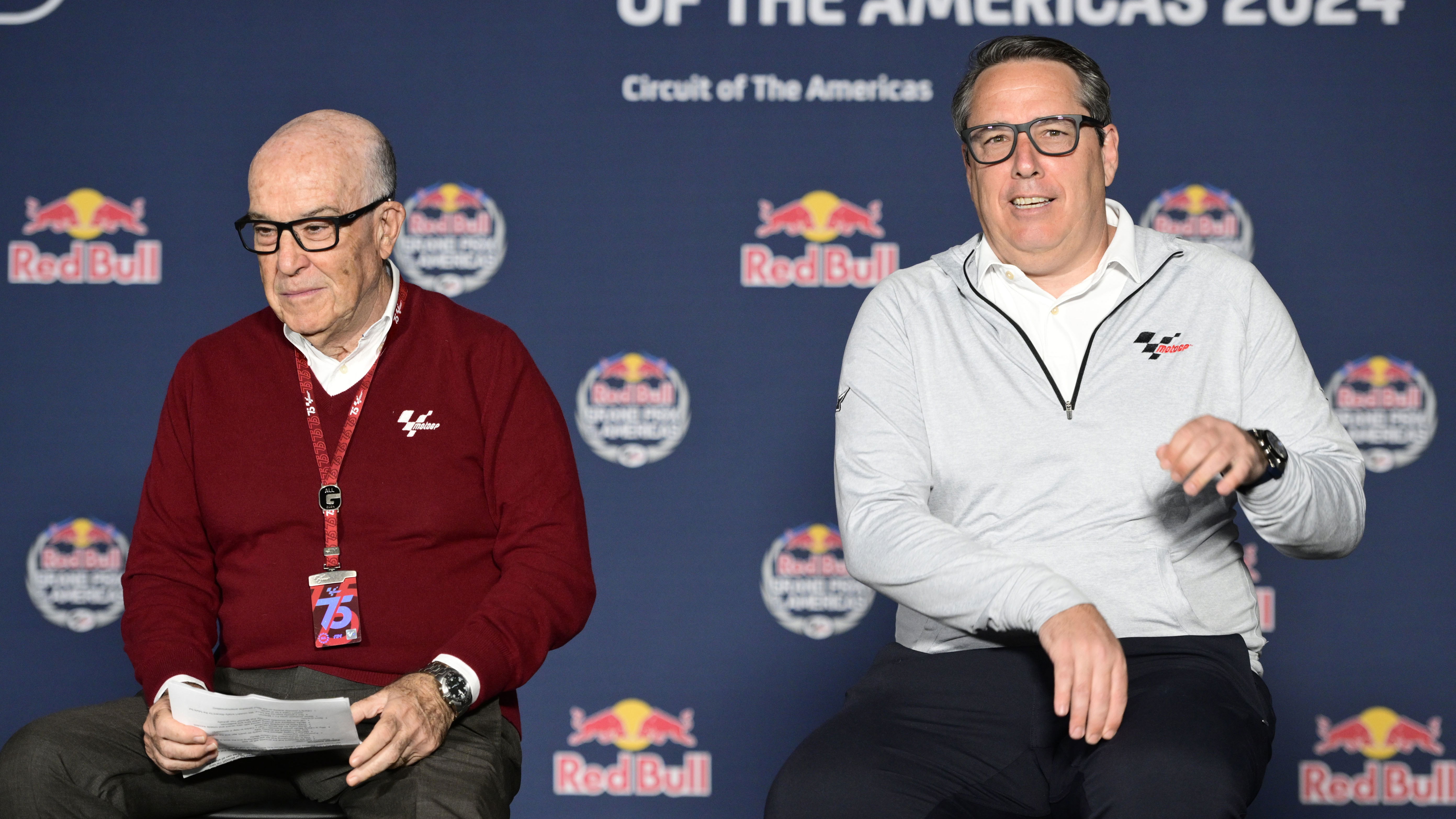 Carmelo Ezpeleta, Dan Rossomondo, 2024 Americas MotoGP
